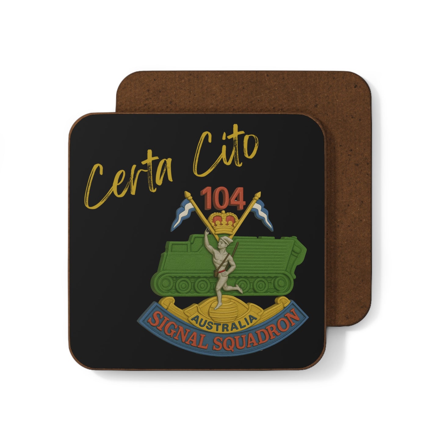 104 Sig Sqn Vietnam Era Patch Coaster