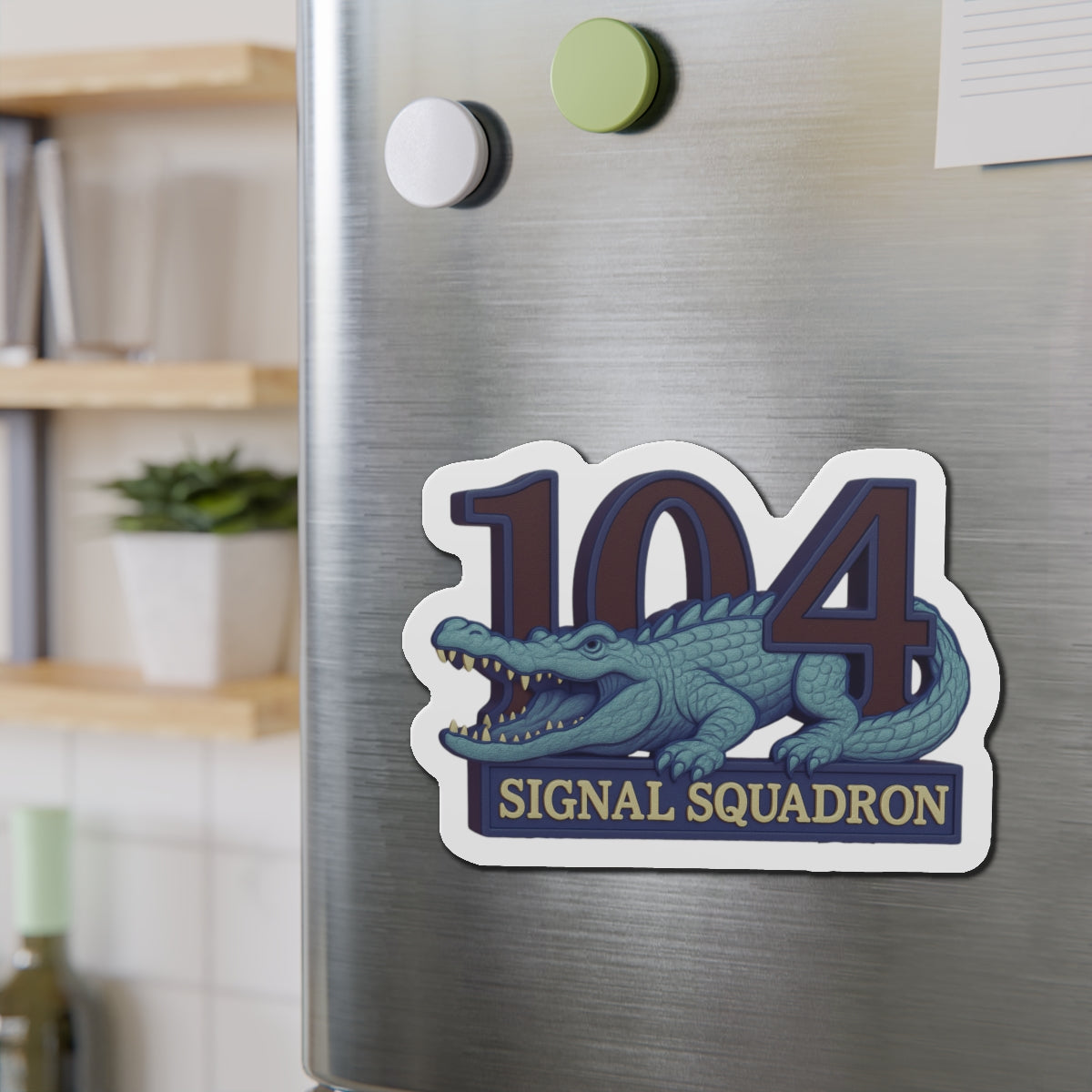 104 SIG SQN 90’s Era Crocodile Patch Magnet – RASIGS Patch Signature Range