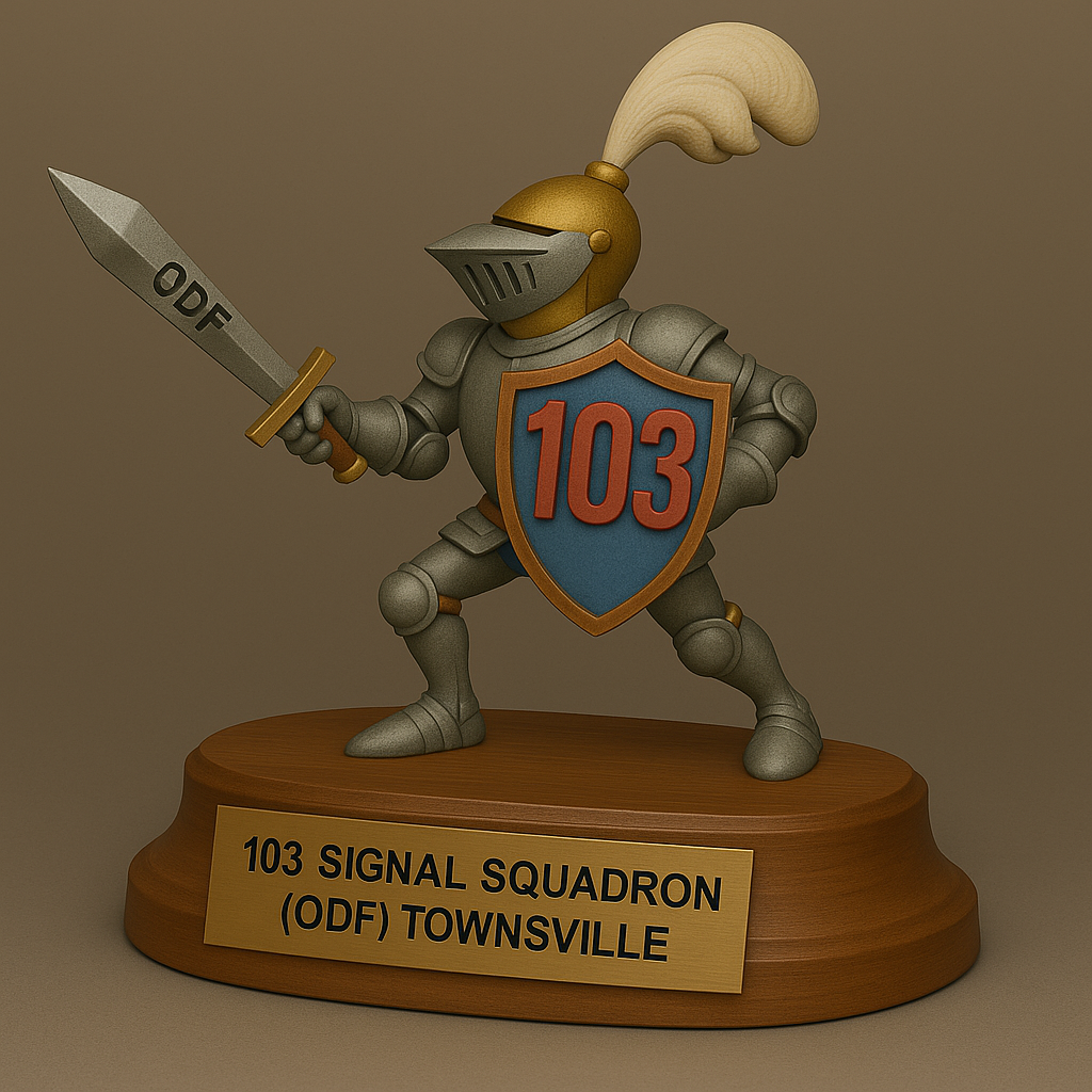103 Signal Squadron – ODF Knight Statue