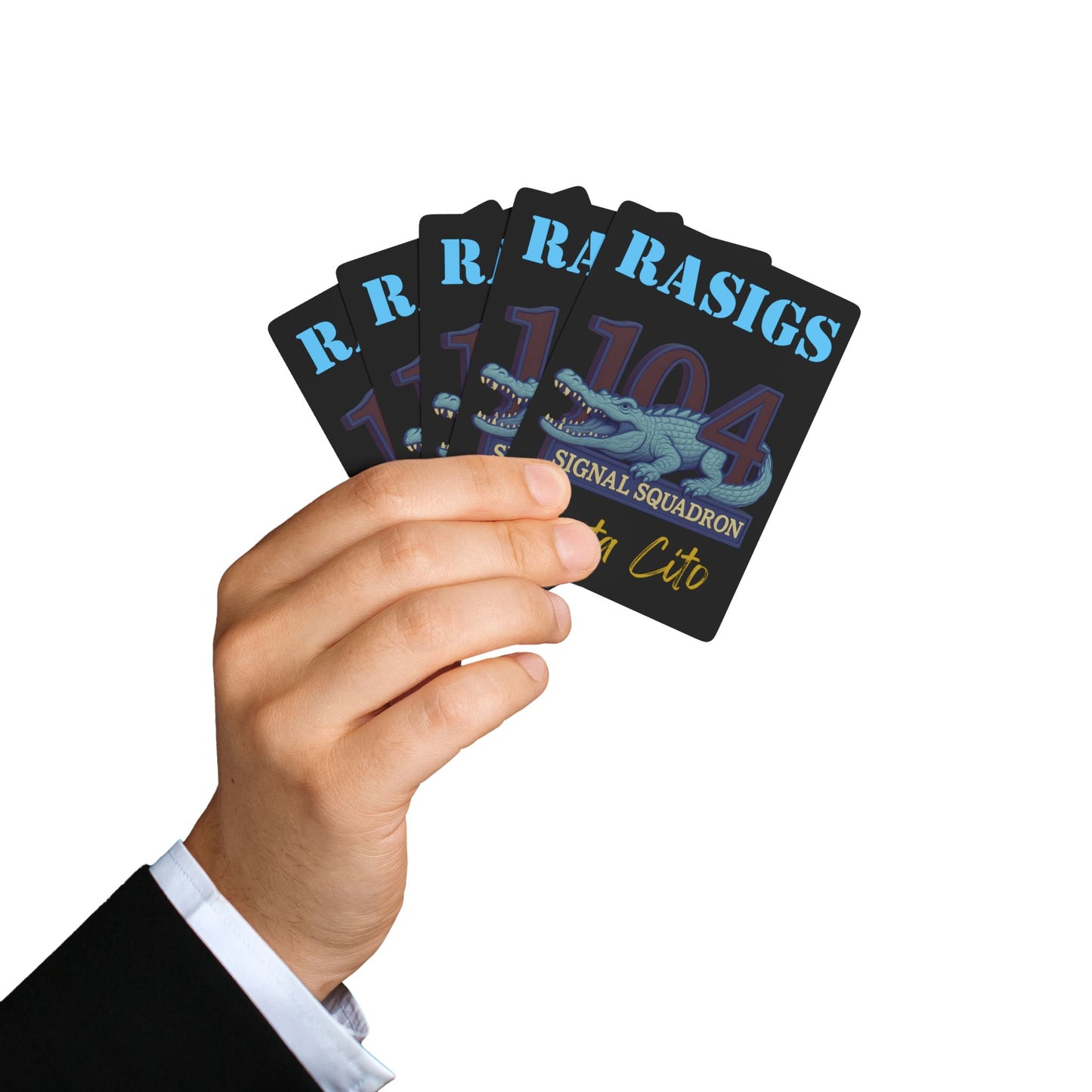 104 SIG SQN Crocodile – 90’s Era Playing Cards