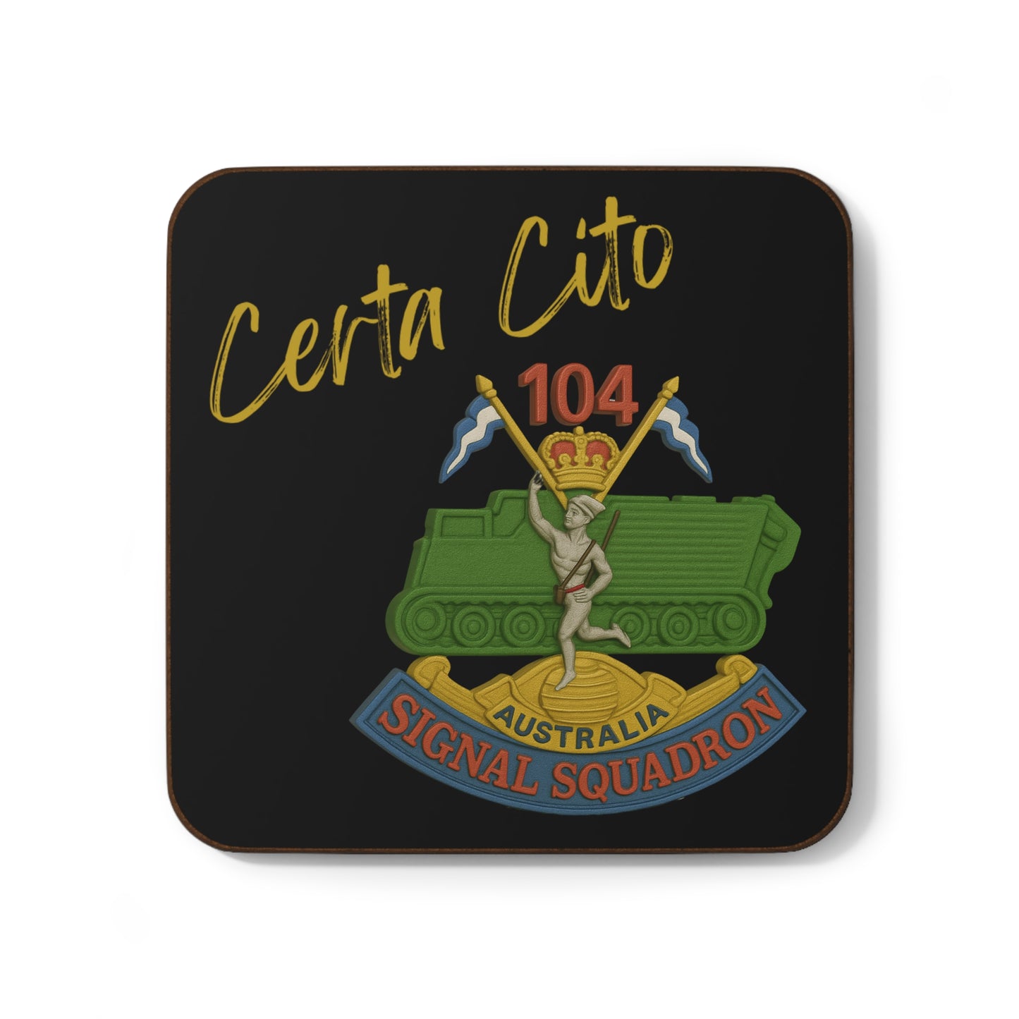 104 Sig Sqn Vietnam Era Patch Coaster