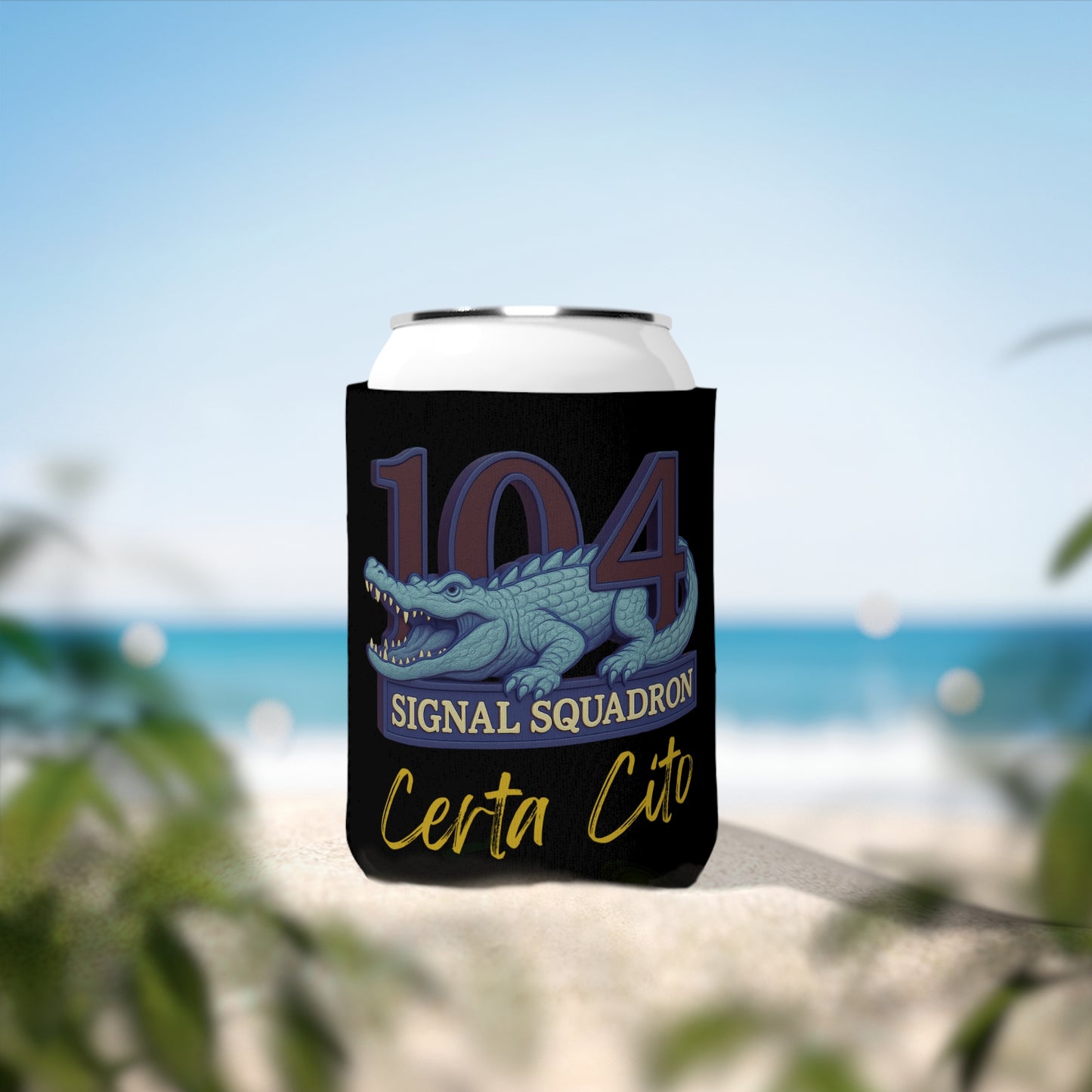 Certa Cito – 104 SIG SQN Crocodile 90s Era Stubby Cooler