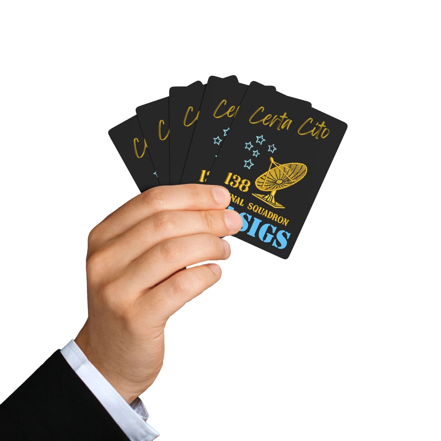 138 Signal Squadron Playing Cards
