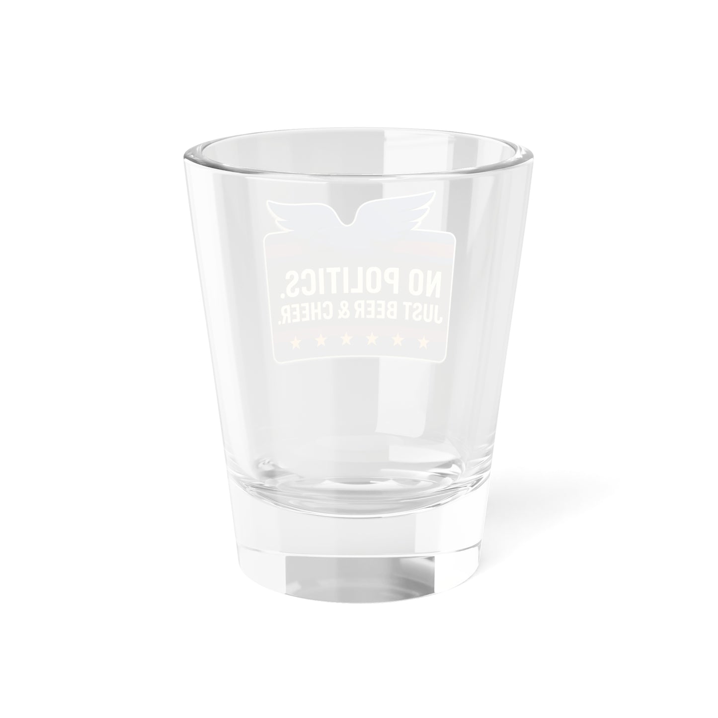 Political-Free Fun Shot Glass | Perfect for Parties | Gift for Friends | Barware | Unique Home Decor | Novelty Glassware