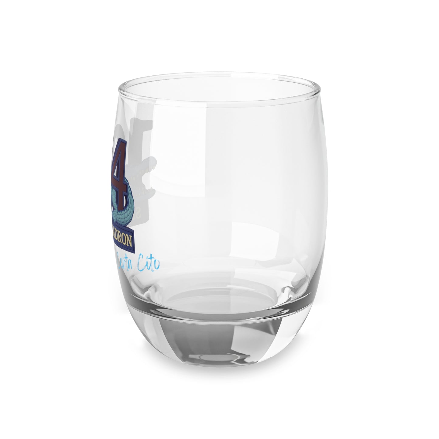 Certa Cito – 104 Sig Sqn Crocodile 90's Patch Whiskey Glass