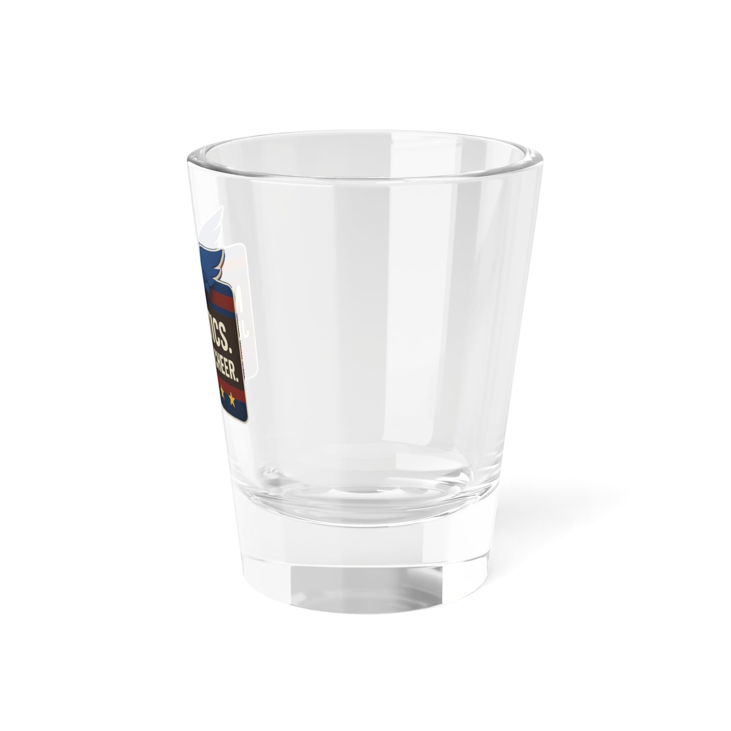 Political-Free Fun Shot Glass | Perfect for Parties | Gift for Friends | Barware | Unique Home Decor | Novelty Glassware