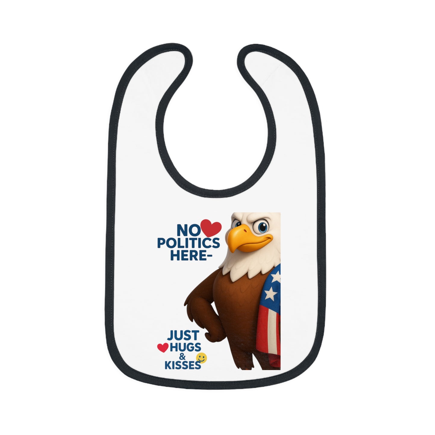 Patriotic Baby Bib with Fun Design | Perfect for Baby Showers, Holidays, and Everyday Use - Ideal Gift for New Parents