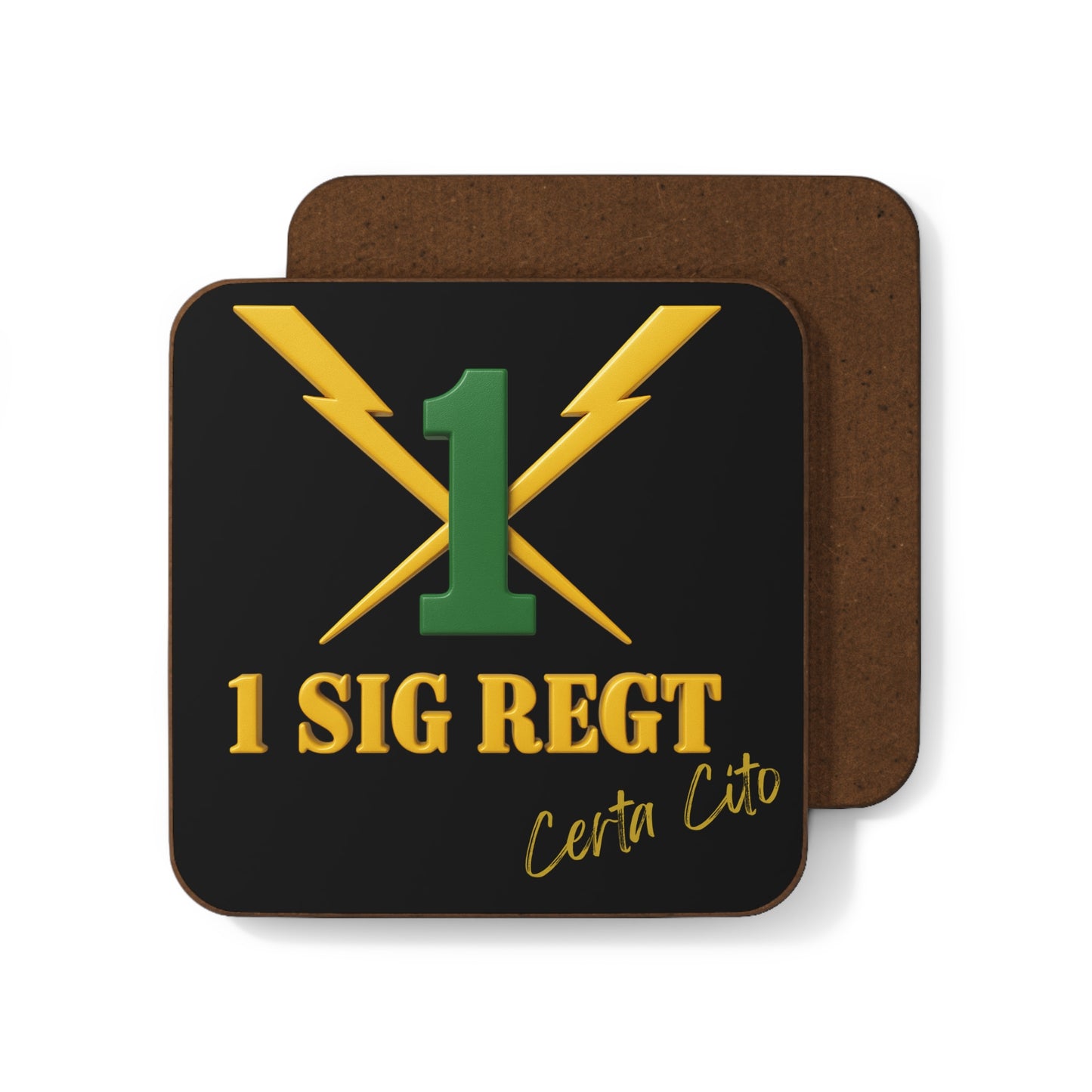 Certa Cito 1 Sig Reg Patch Coaster