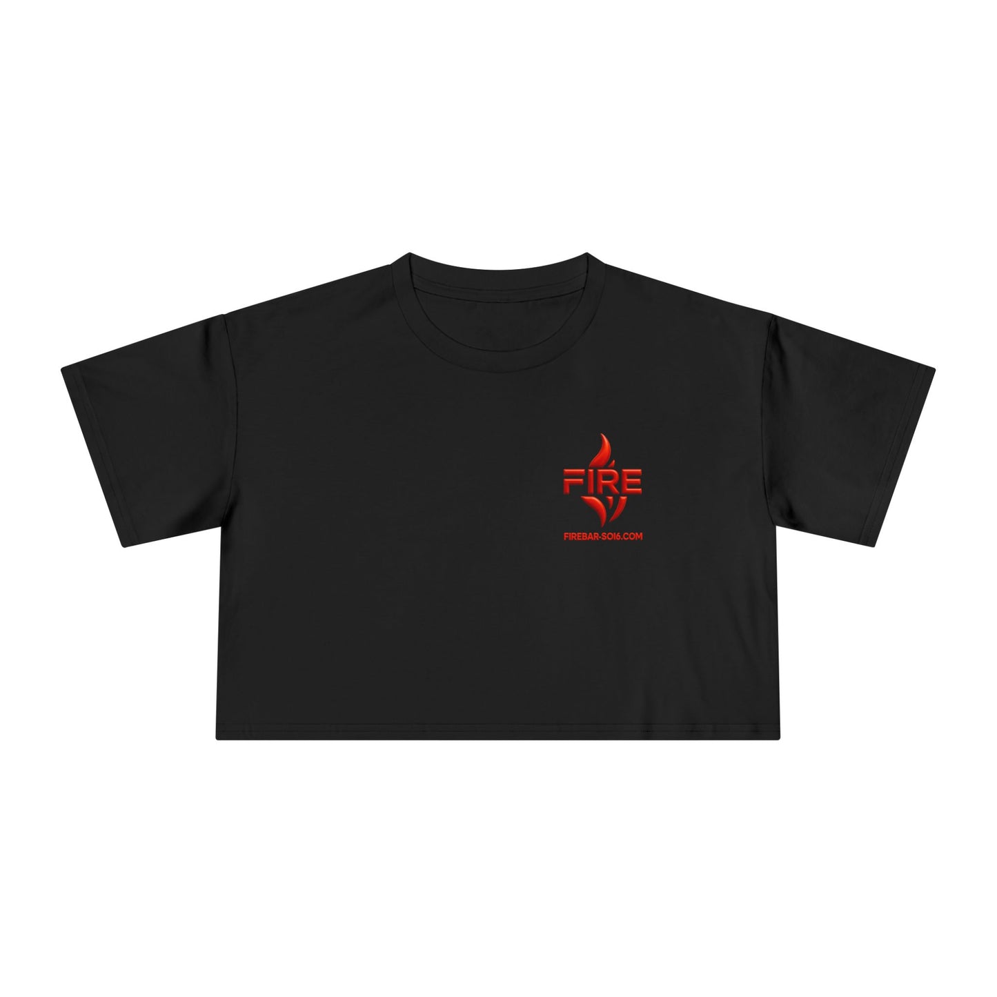 Women’s FireBar Crop Tee – Nightlife Edition