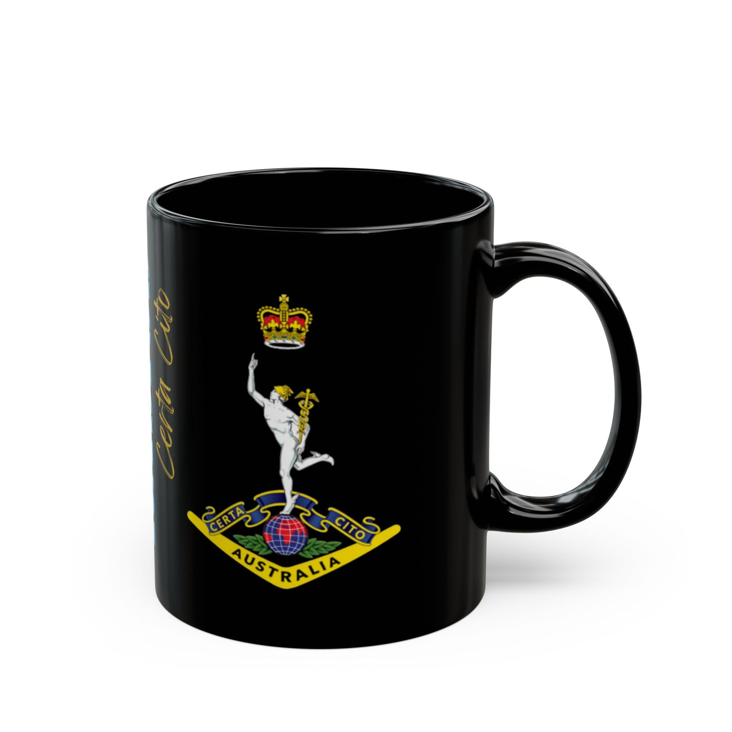 Certa Cito – RASIGS 100 Years of Service Black Mug