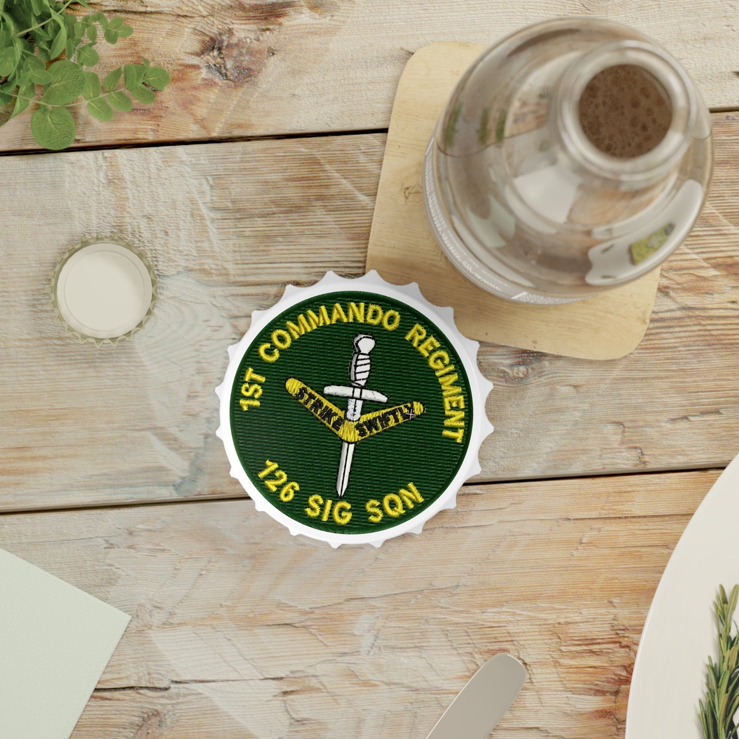 126 SIG SQN 90’s Era Patch Bottle Opener – A Tribute to the Past