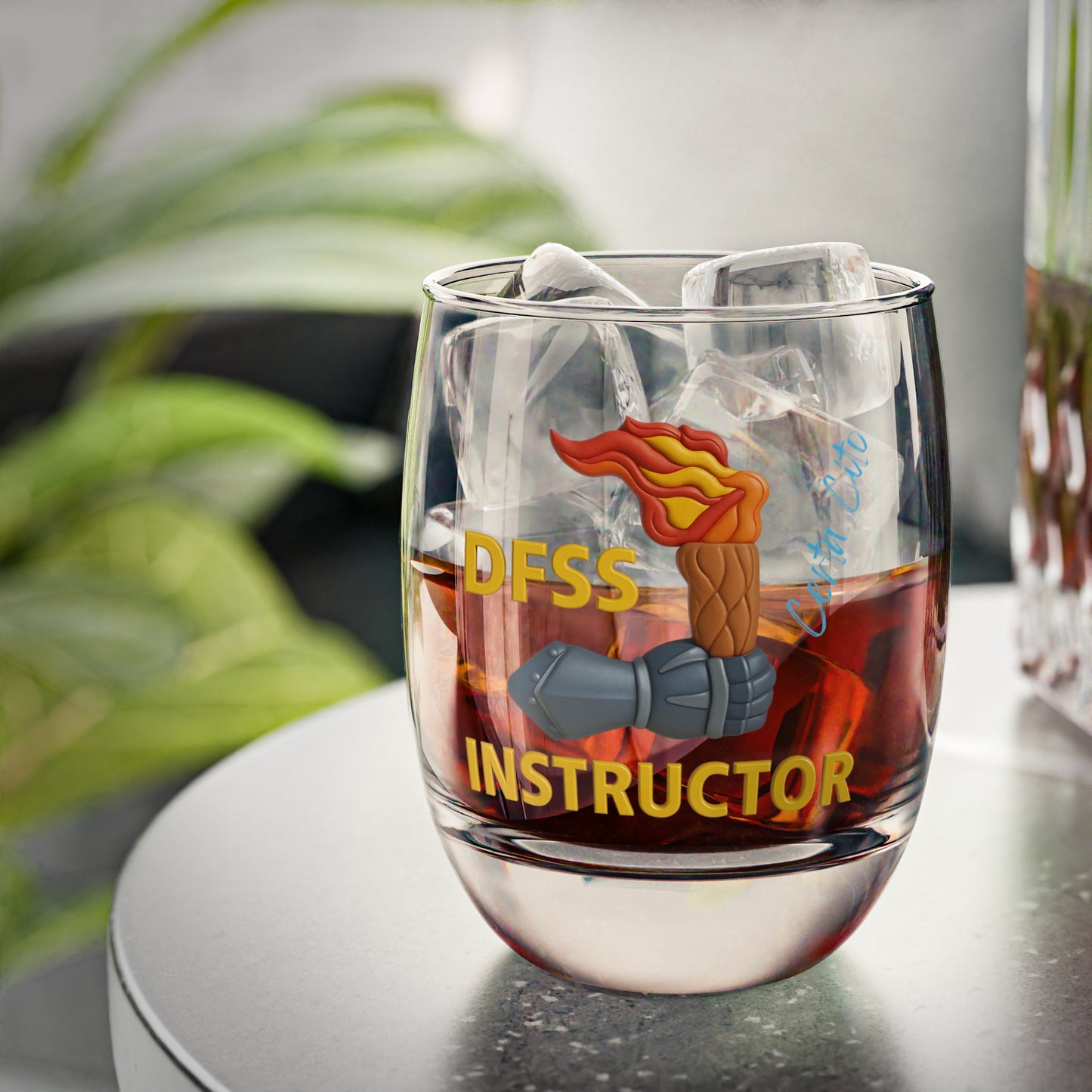 Certa Cito – DFSS Instructors Whiskey Glass