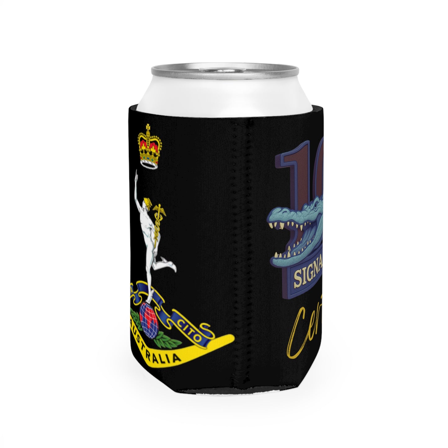 Certa Cito – 104 SIG SQN Crocodile 90s Era Stubby Cooler