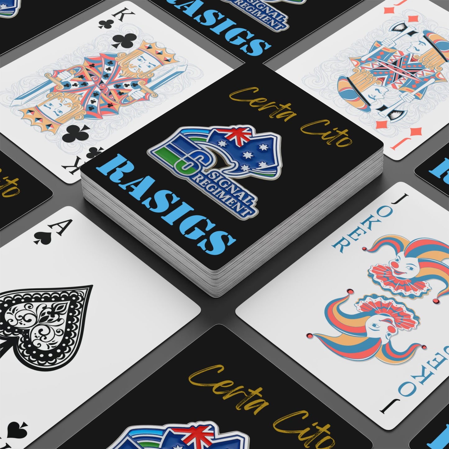 6 Signal Regiment Playing Cards