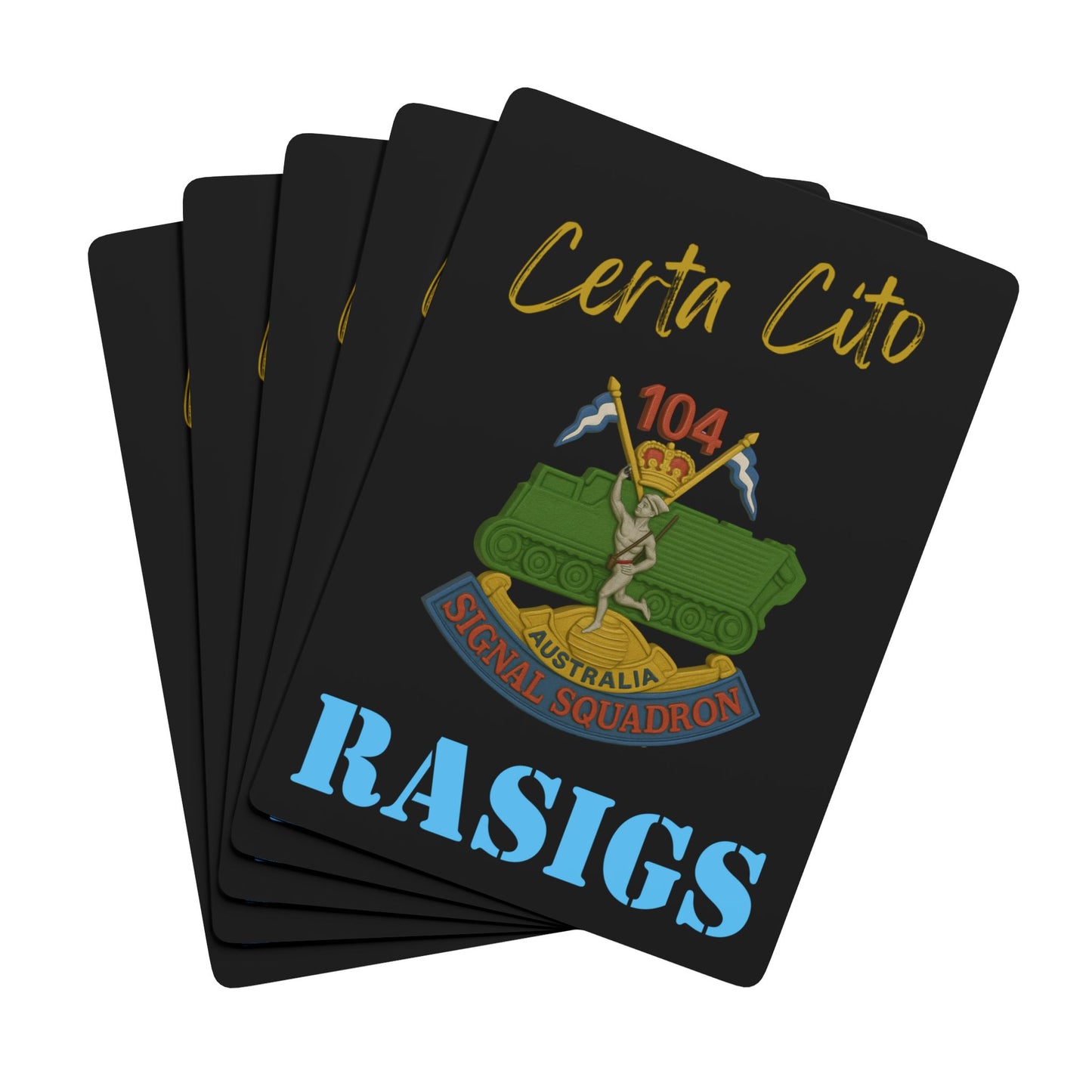 104 SIG SQN Vietnam Era Playing Cards