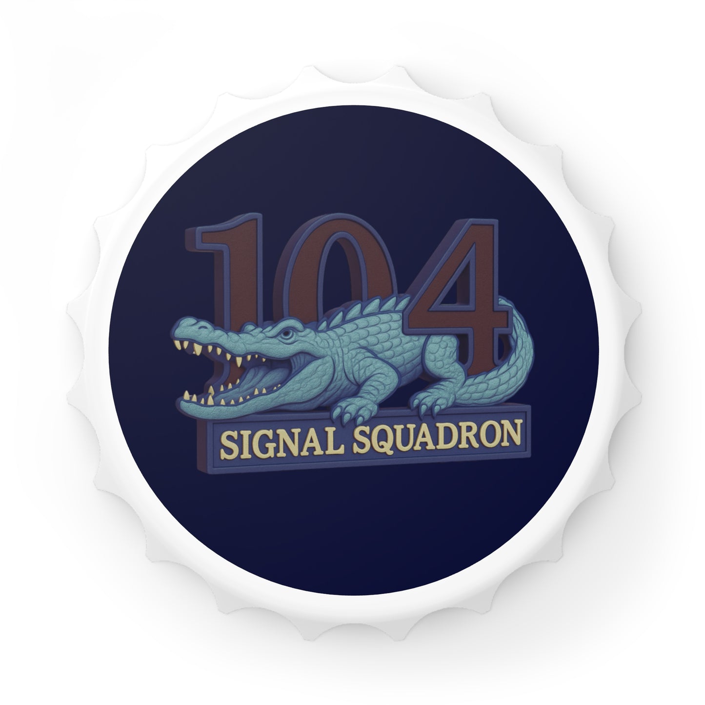 104 SIG SQN Crocodile Patch Bottle Opener – Honoring the Legacy