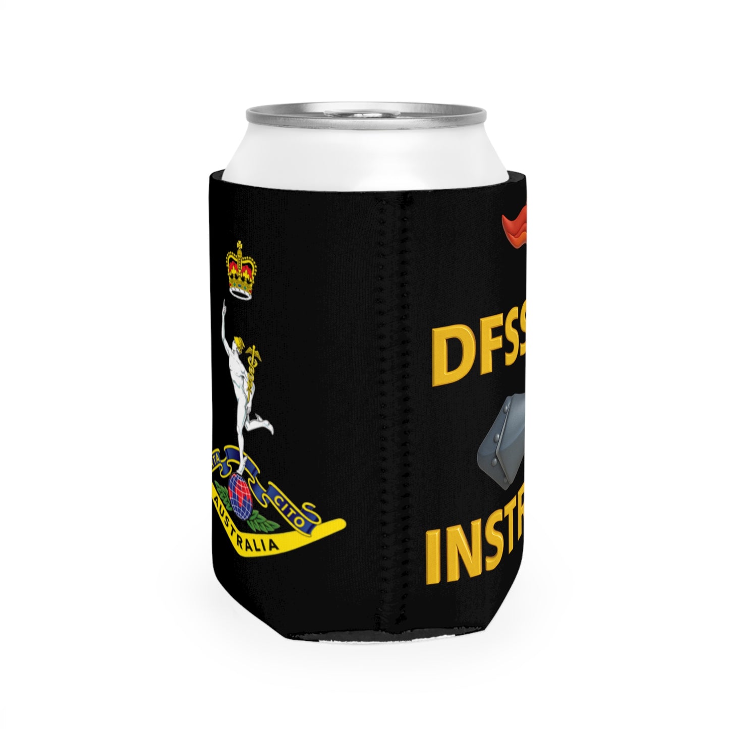 Certa Cito – DFSS (Defence Force School of Signals) Stubby Cooler