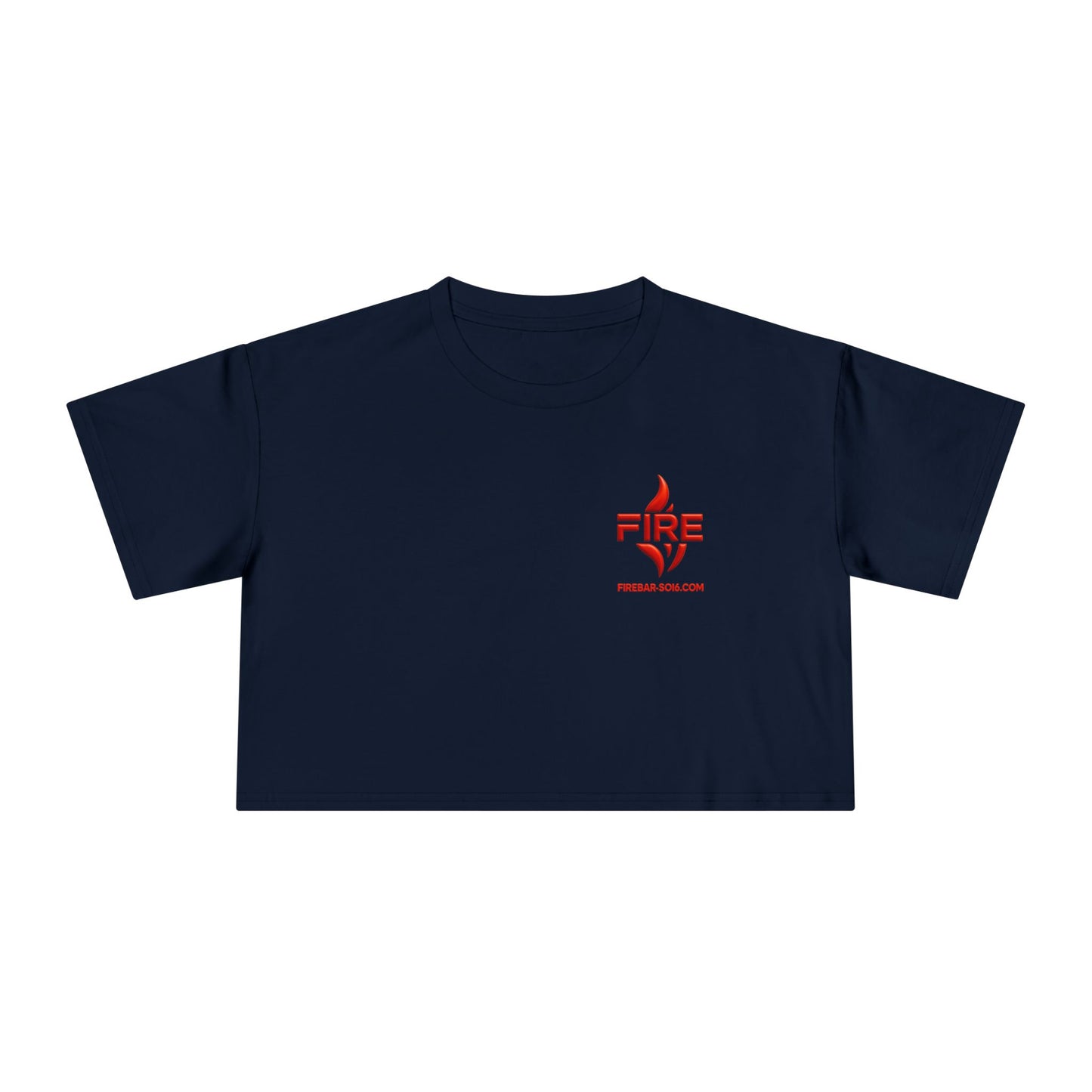 Women’s FireBar Crop Tee – Nightlife Edition