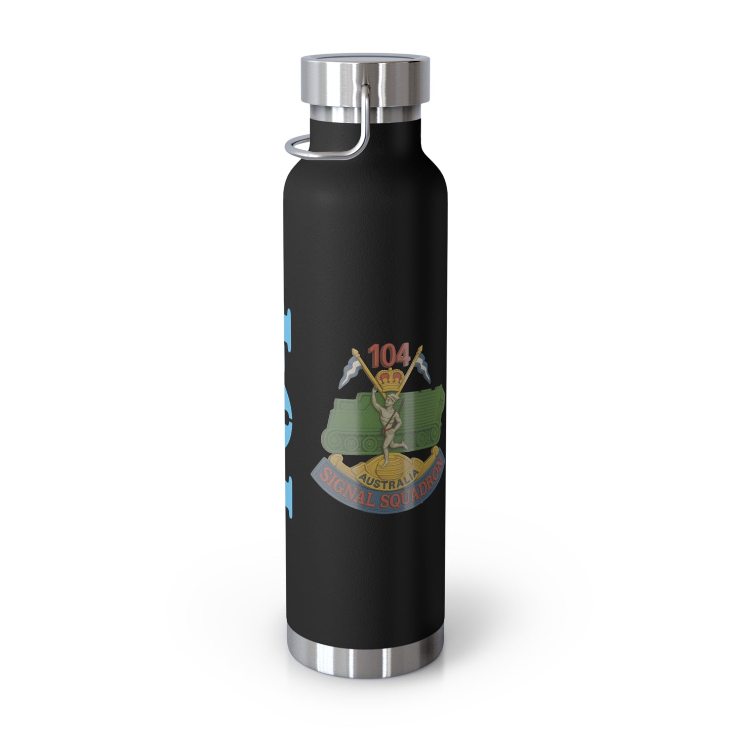 104 Signal Squadron Vietnam Era Patch Insulated Water Bottle
