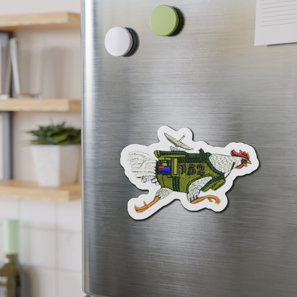 152 Signal Squadron Battle Chook Patch Magnet – RASIGS Patch Signature Range