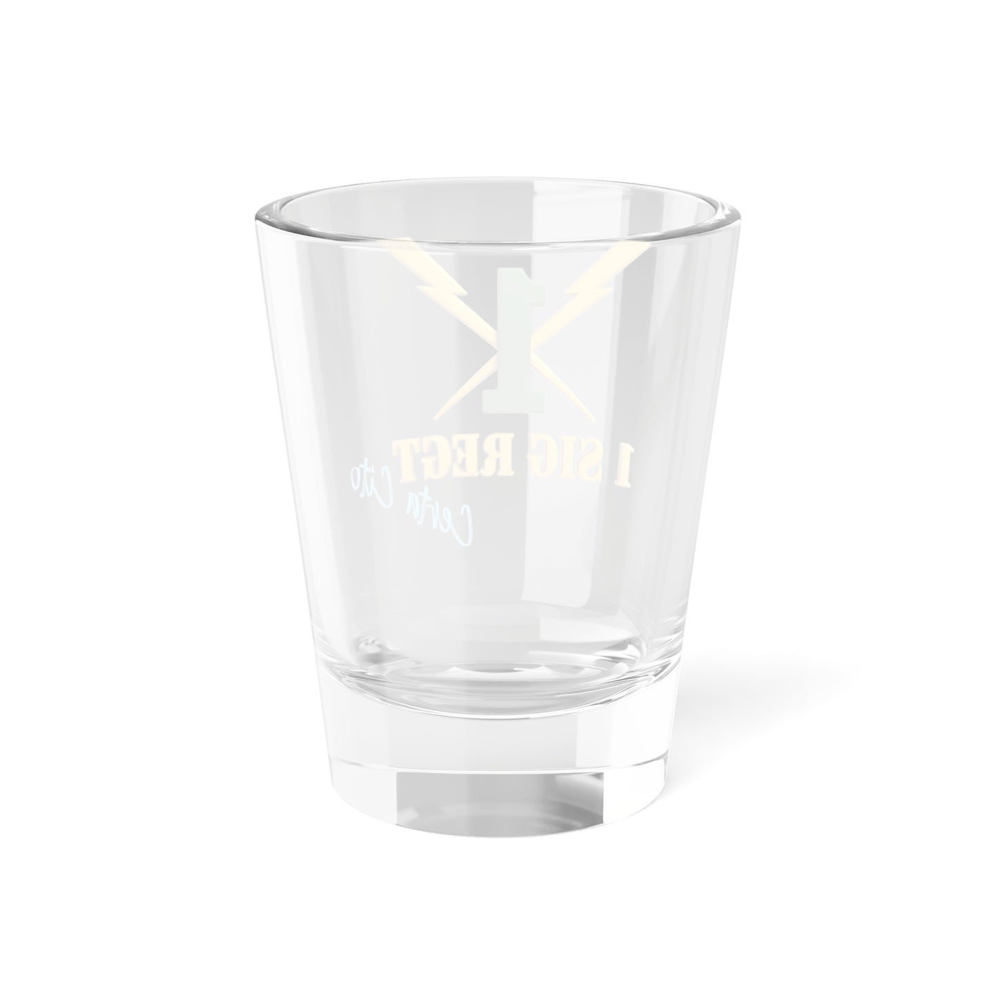 Certa Cito – 1 Signal Regiment Shot Glass