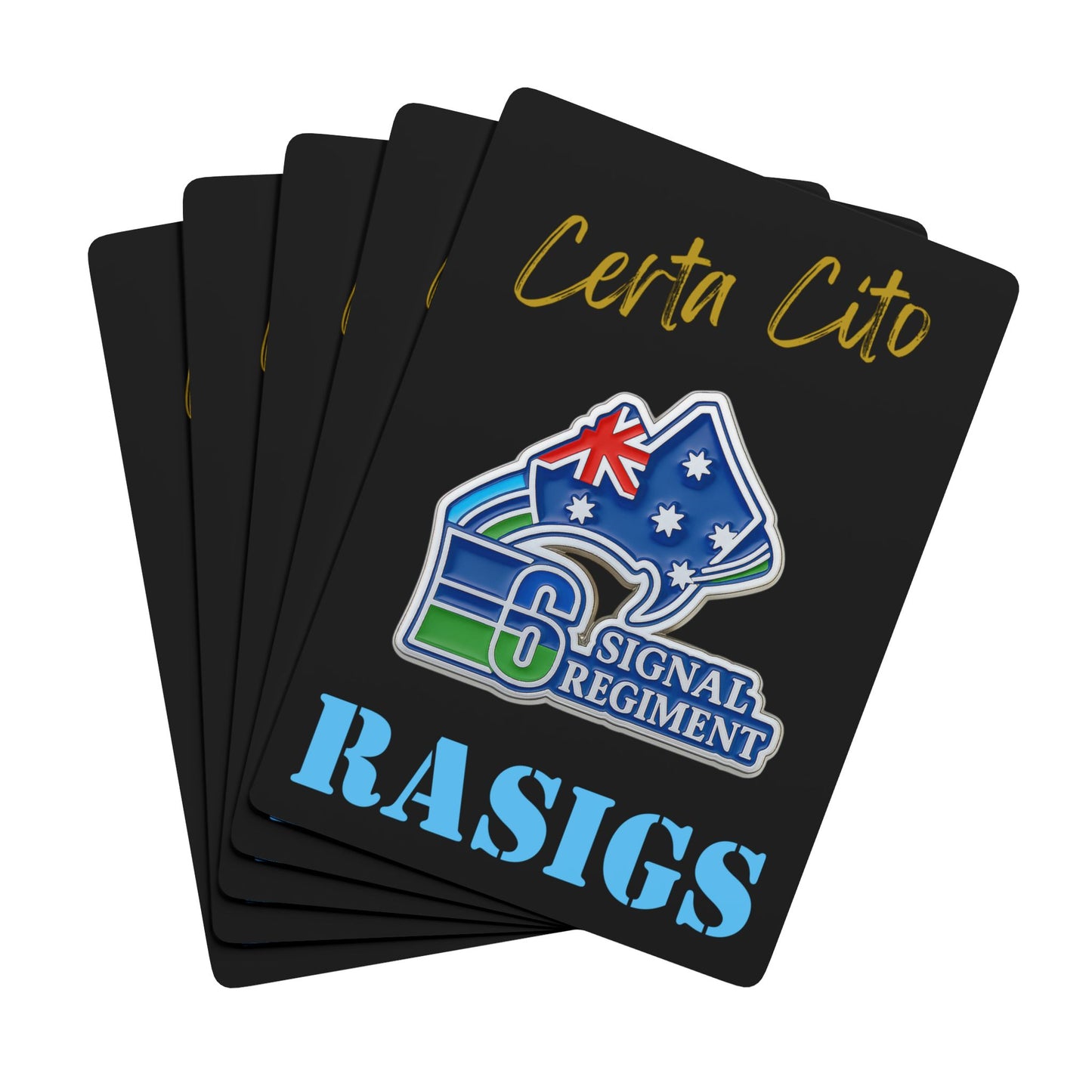 6 Signal Regiment Playing Cards