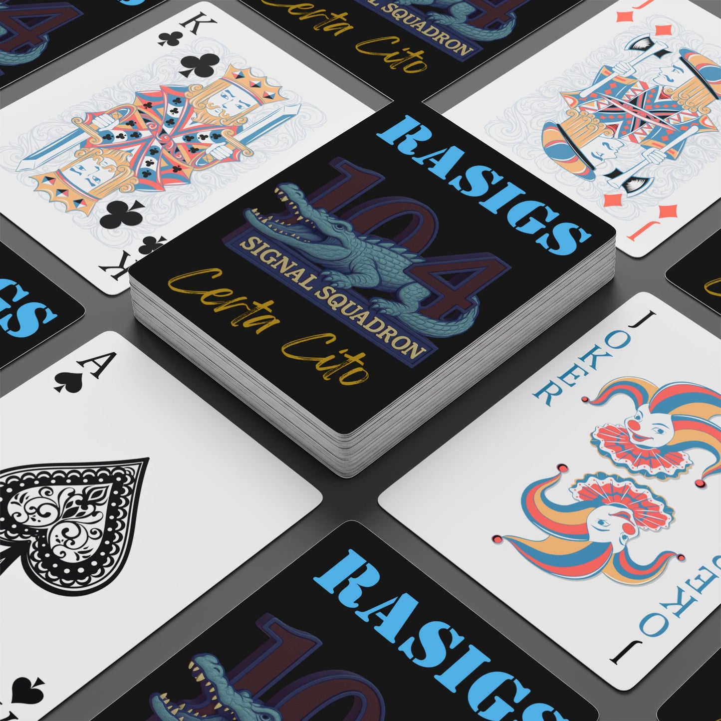 104 SIG SQN Crocodile – 90’s Era Playing Cards