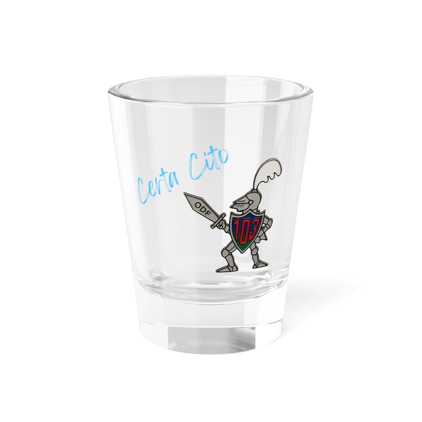 103 Signal Squadron Shot Glass