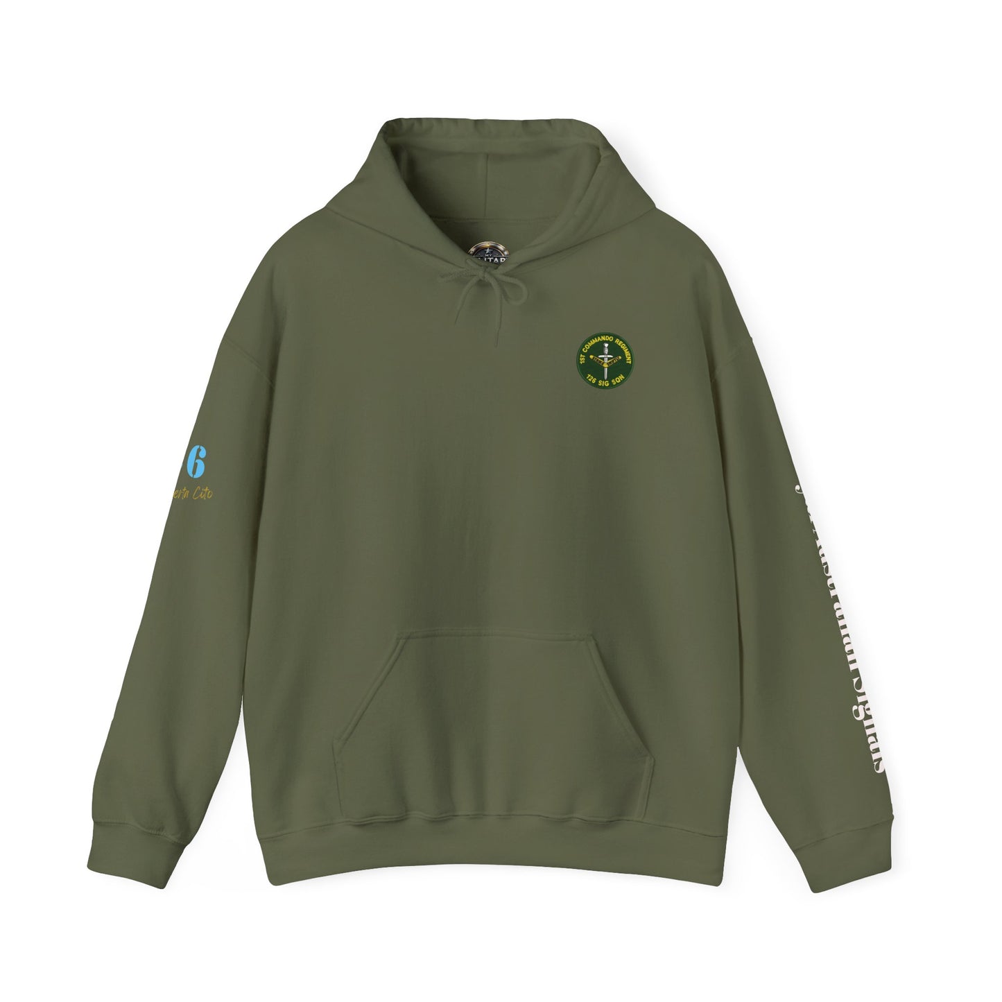 126 Signal Squadron 90's Era Patch 100-Year Anniversary Hoodie