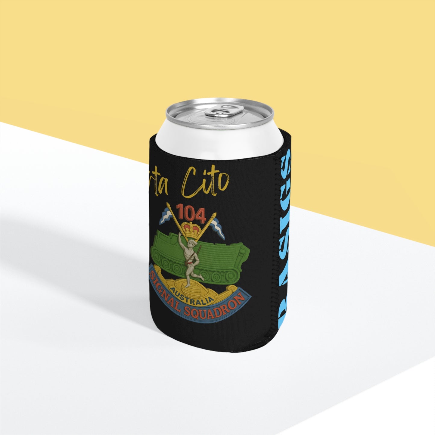 Certa Cito – 104 SIG SQN Vietnam Era Stubby Cooler