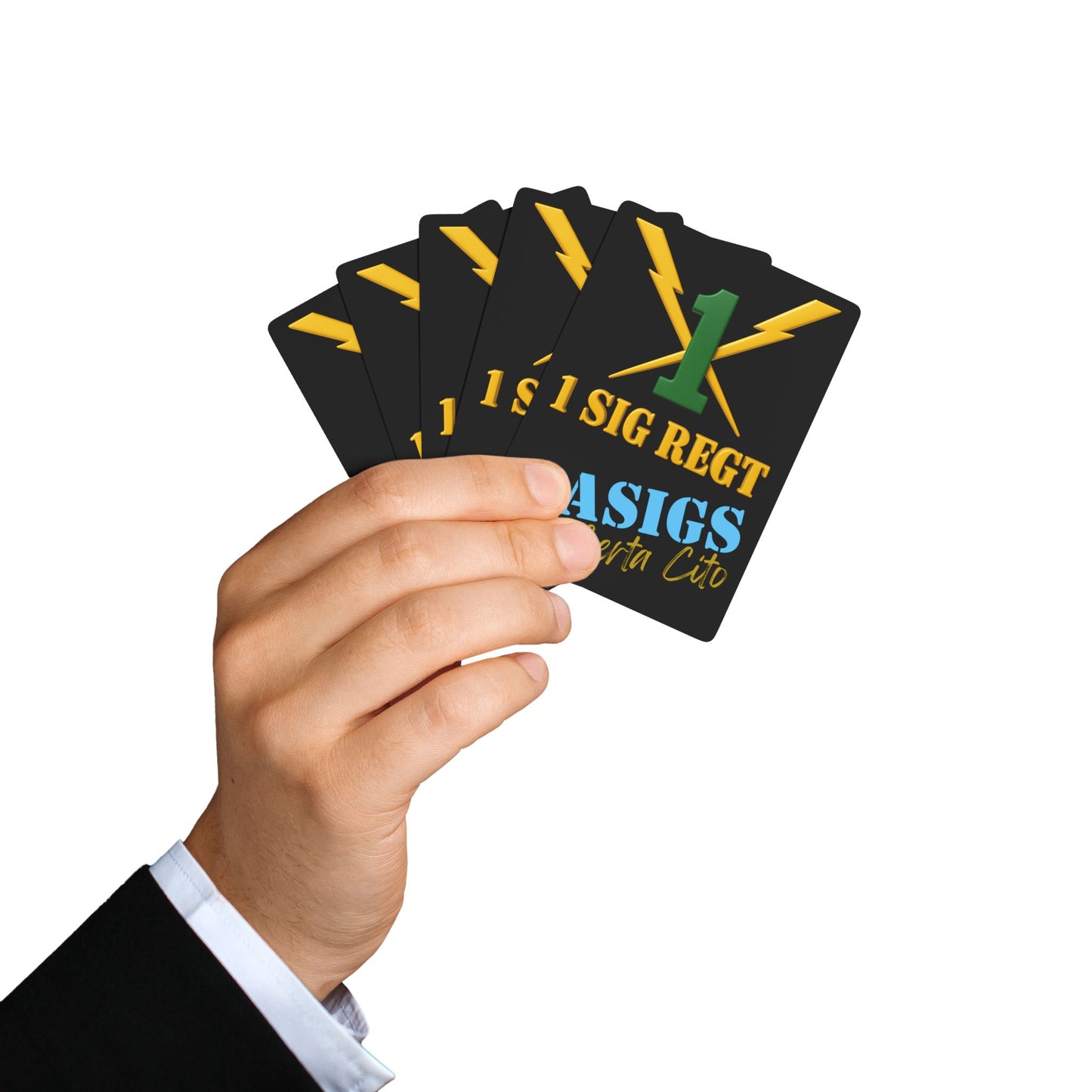 Certa Cito – 1 Sig Reg Playing Cards