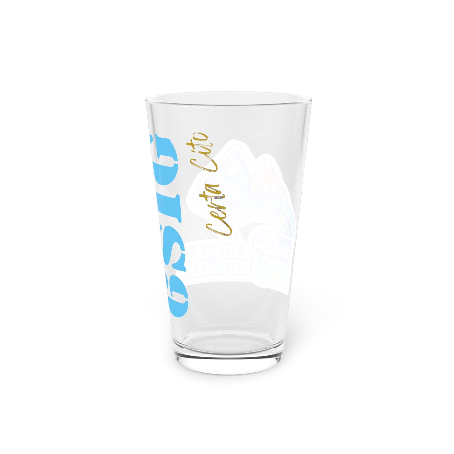6 SIG Regt Pint Glass – 16oz – Perfect Gift for Veterans 🍻