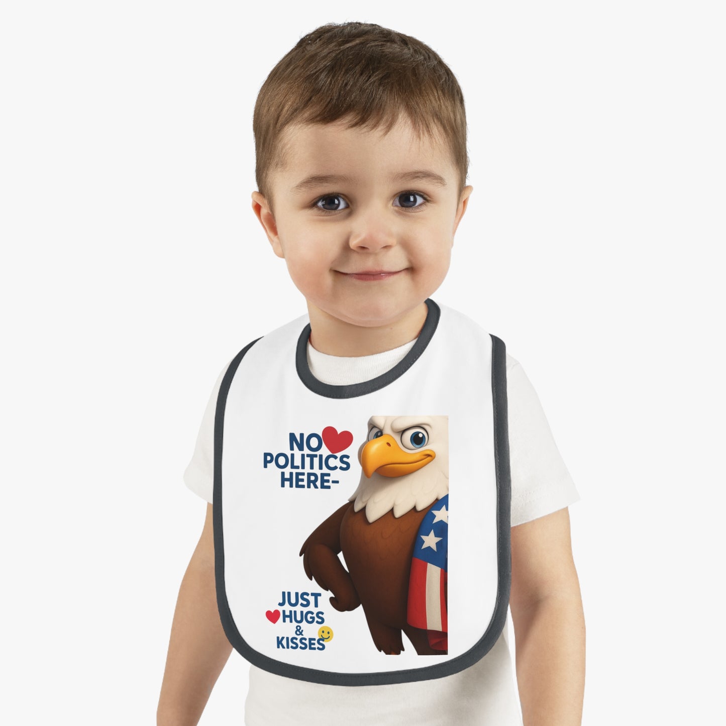 Patriotic Baby Bib with Fun Design | Perfect for Baby Showers, Holidays, and Everyday Use - Ideal Gift for New Parents