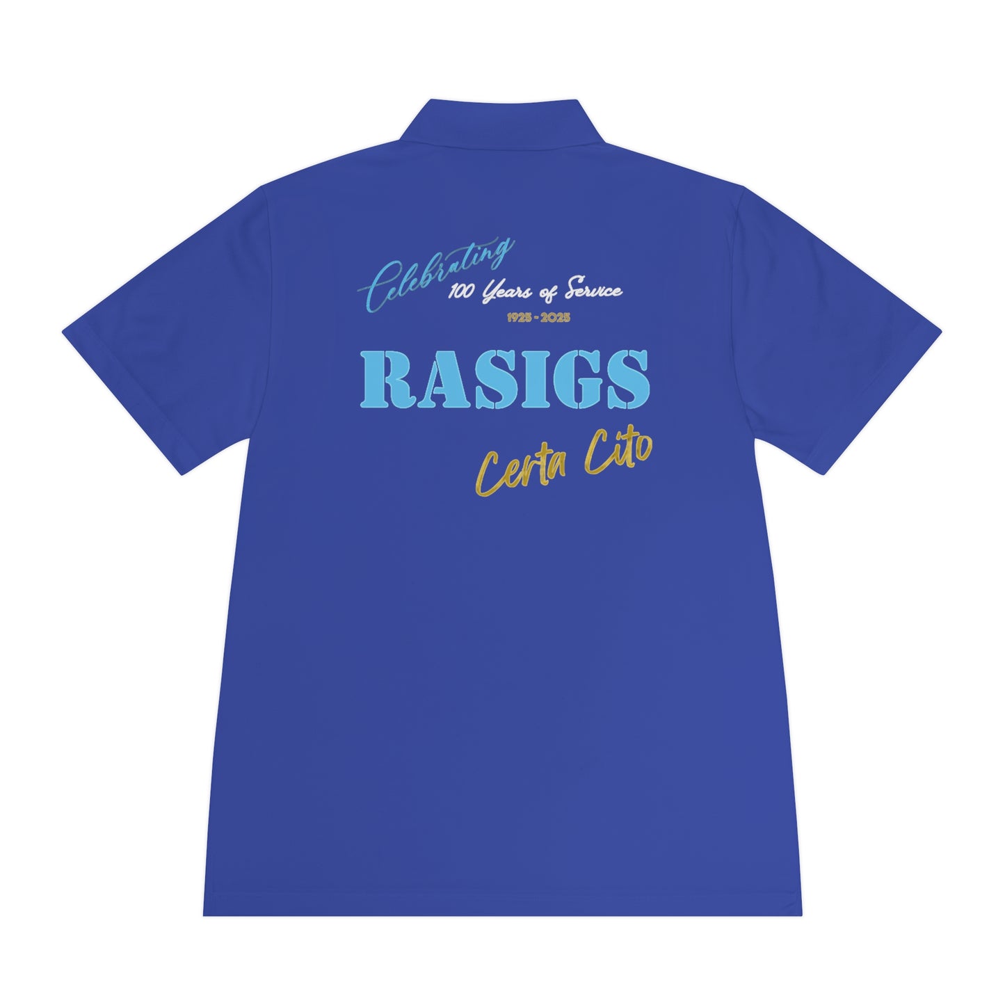 RASIGS 100-Year Anniversary Edition Men's Sport Polo Shirt