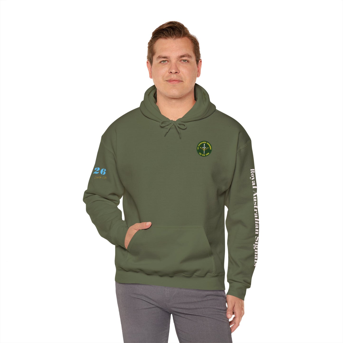 126 Signal Squadron 90's Era Patch 100-Year Anniversary Hoodie