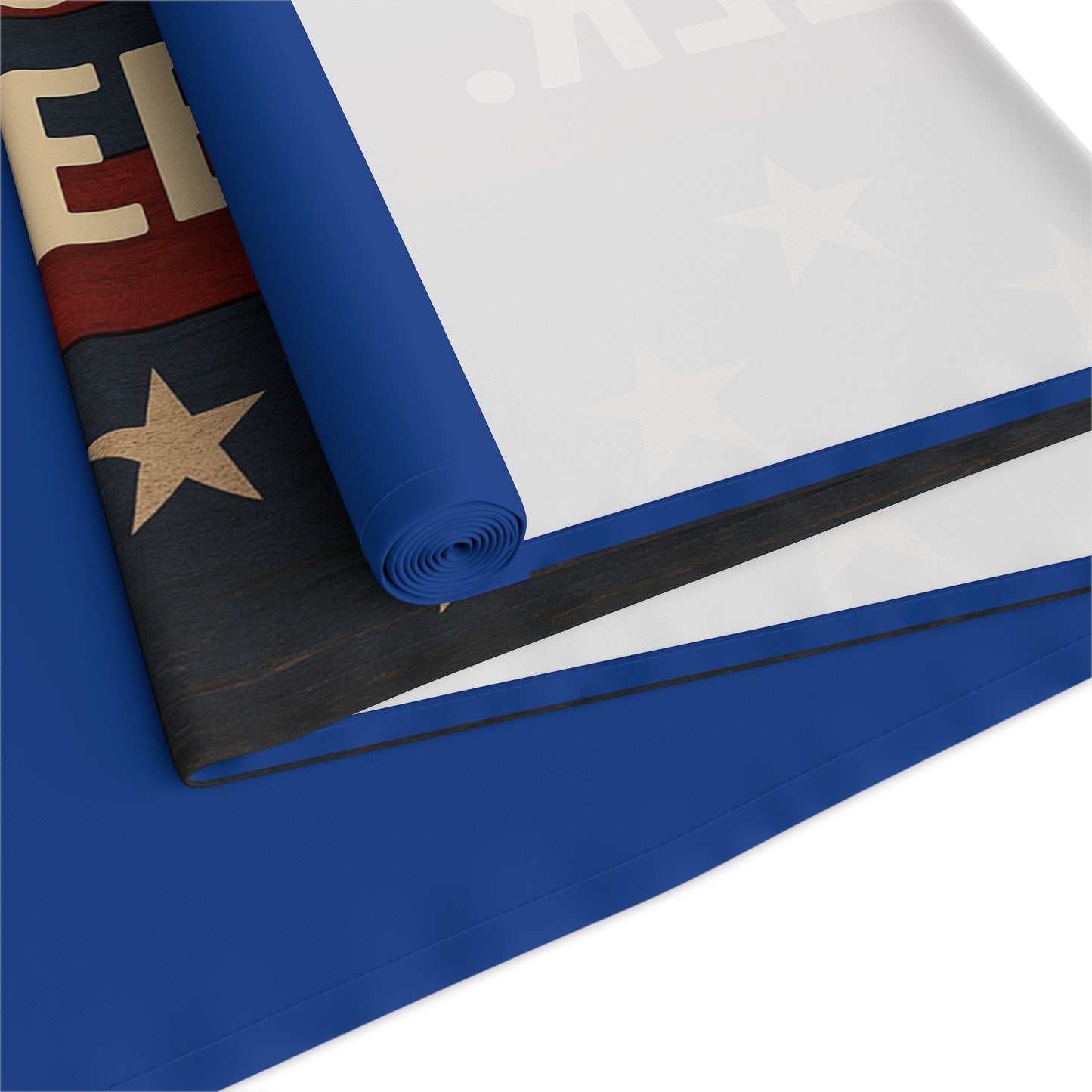 Patriotic Table Runner - No Politics Just Beer & Cheer | Ideal for Home Decor, Barbecues, Parties, Patriotic Holidays, Entertaining Friends