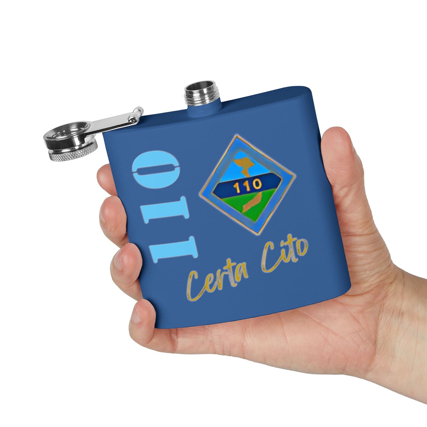 110 SIG Sqn Stainless Steel Flask - Certa Cito – 6oz