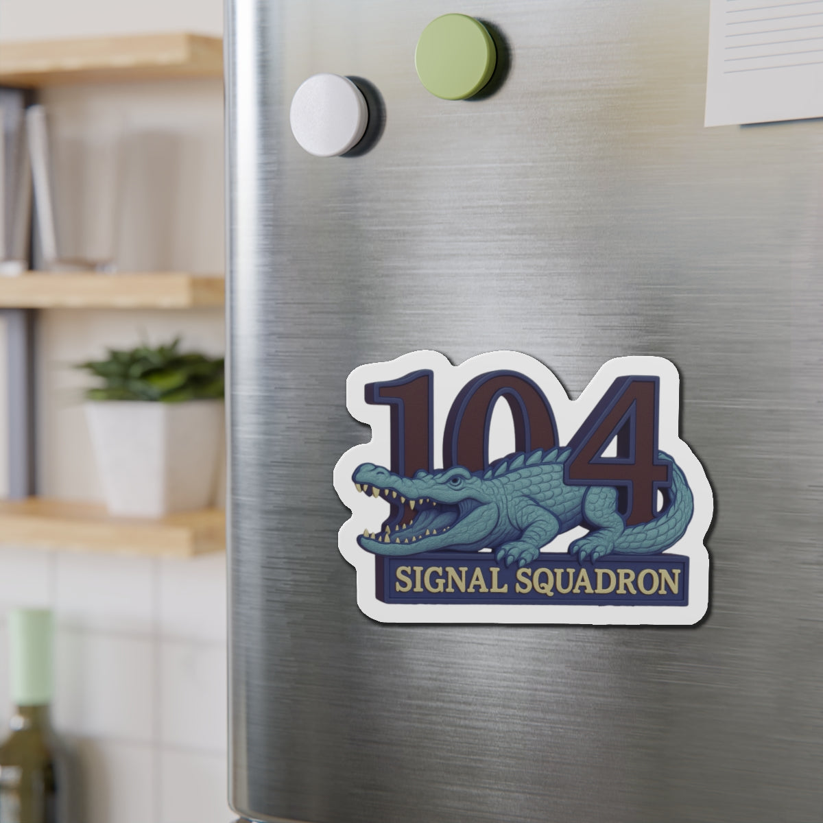 104 SIG SQN 90’s Era Crocodile Patch Magnet – RASIGS Patch Signature Range