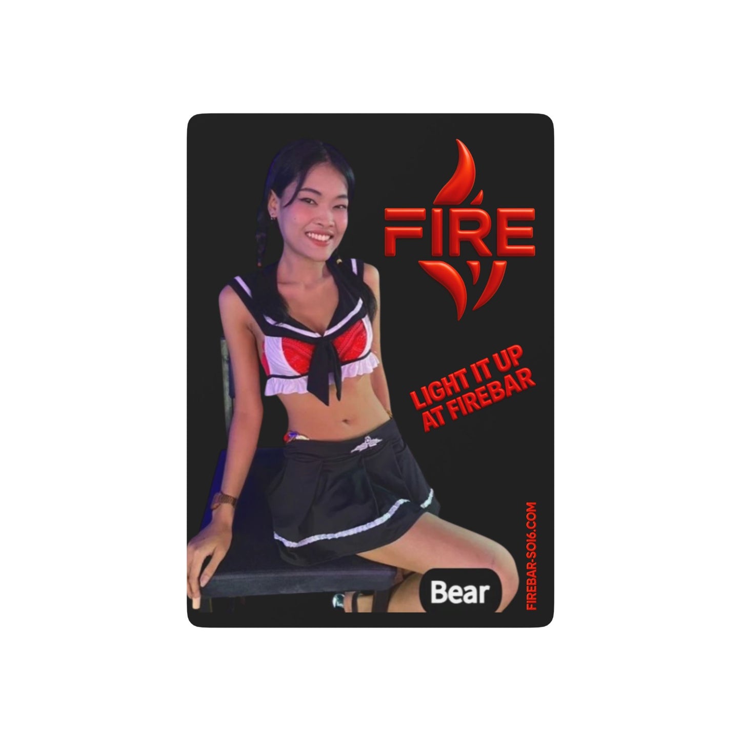 FireBar Bear Playing Cards