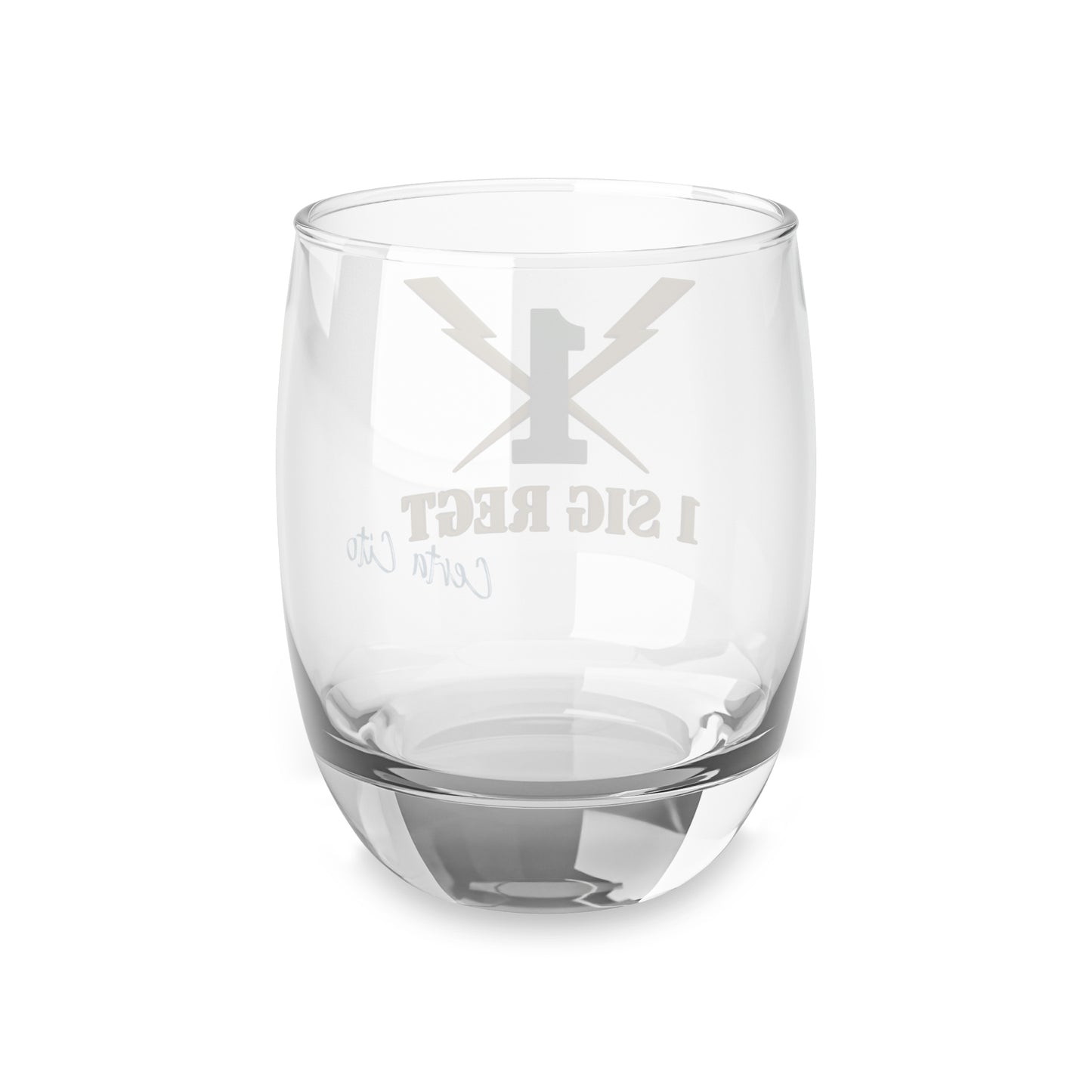 Certa Cito – 1 Signal Regiment Whiskey Glass