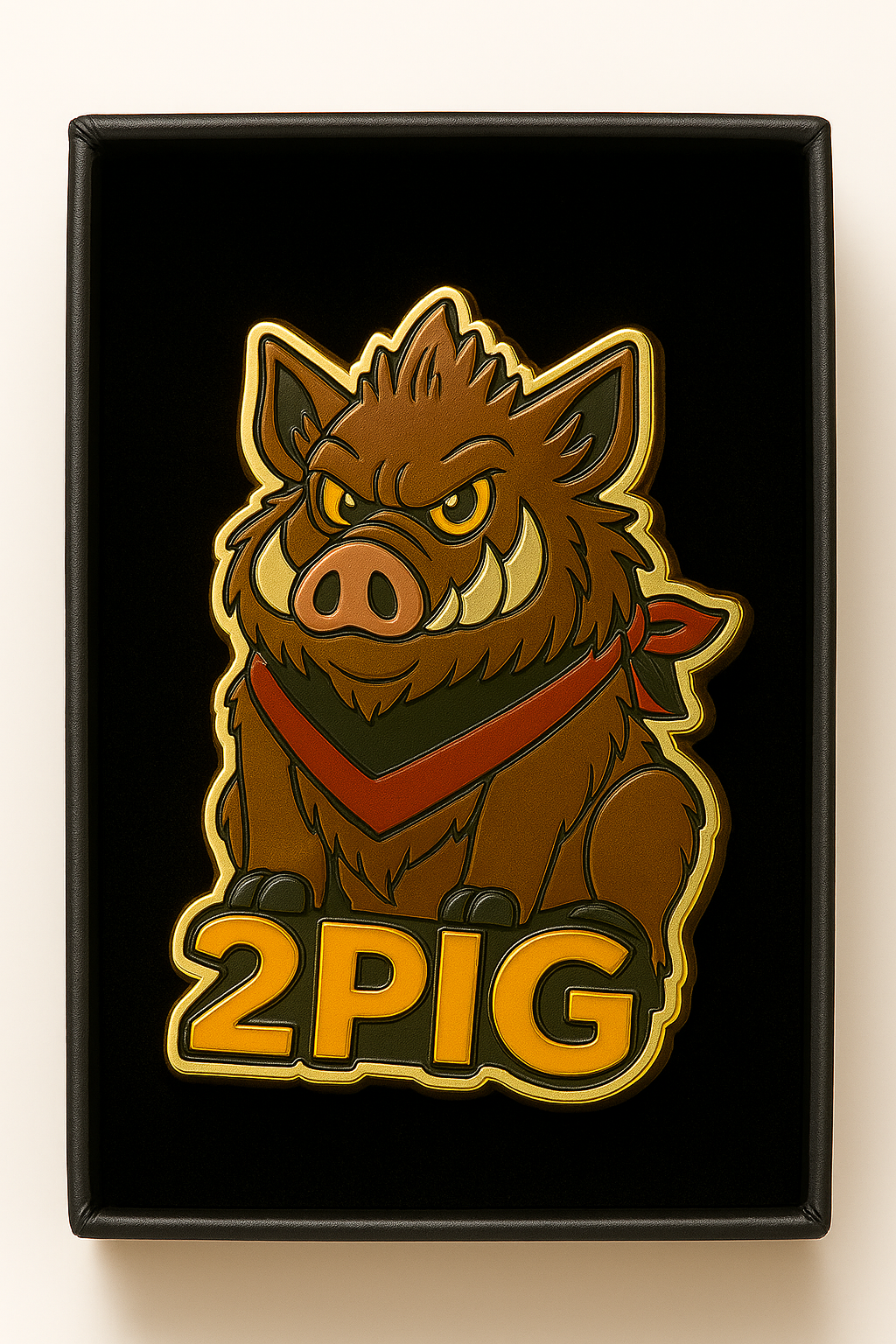 2 PIG โ HARD ENAMEL PIN ๐ Limited Edition