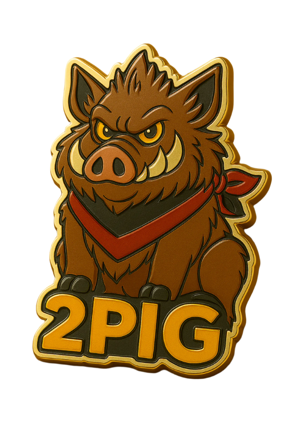 2 PIG โ HARD ENAMEL PIN ๐ Limited Edition
