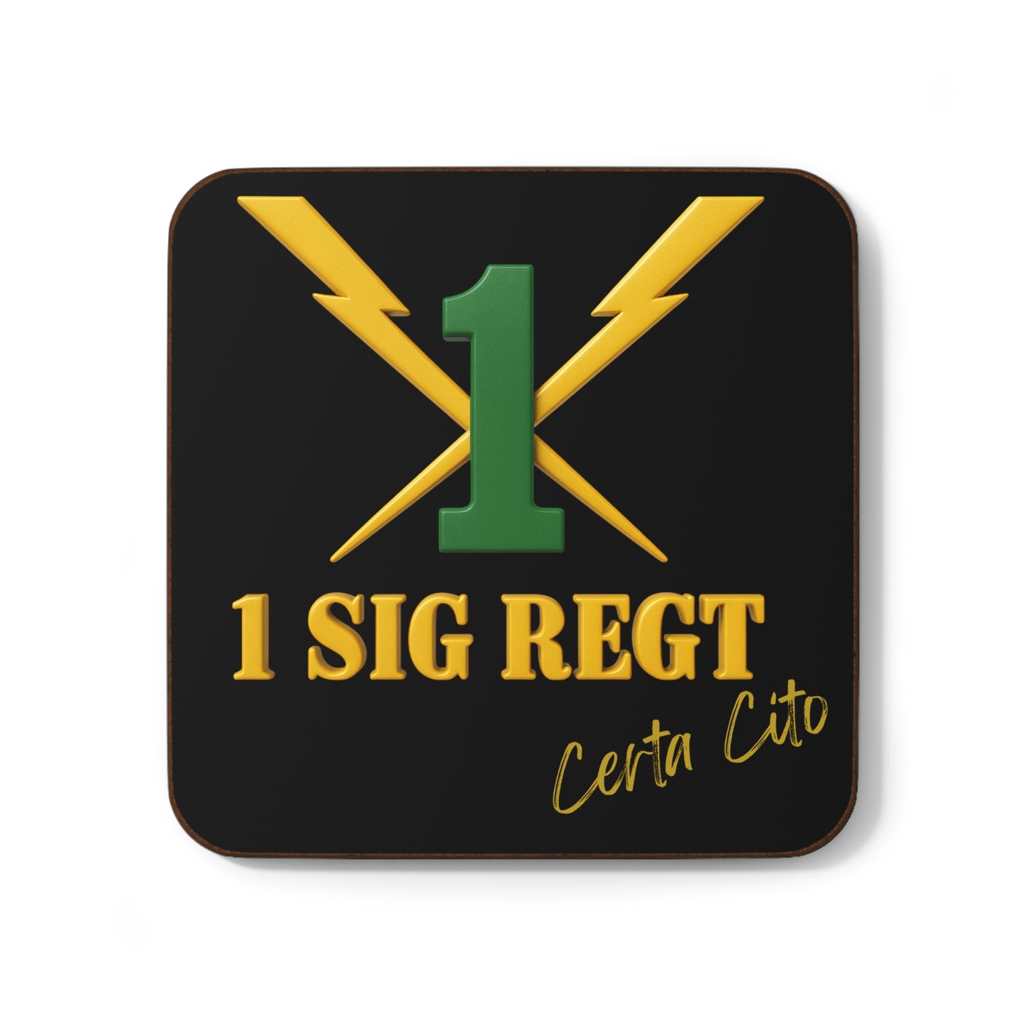Certa Cito 1 Sig Reg Patch Coaster