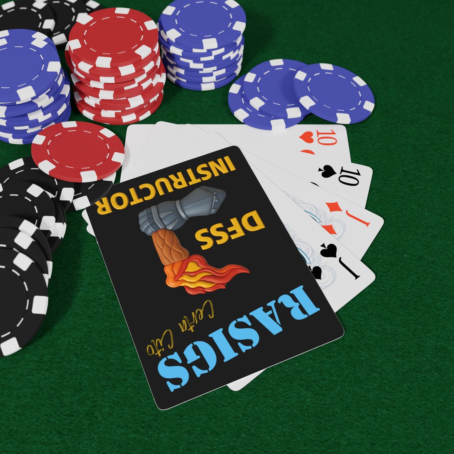 DFSS Instructors Playing Cards