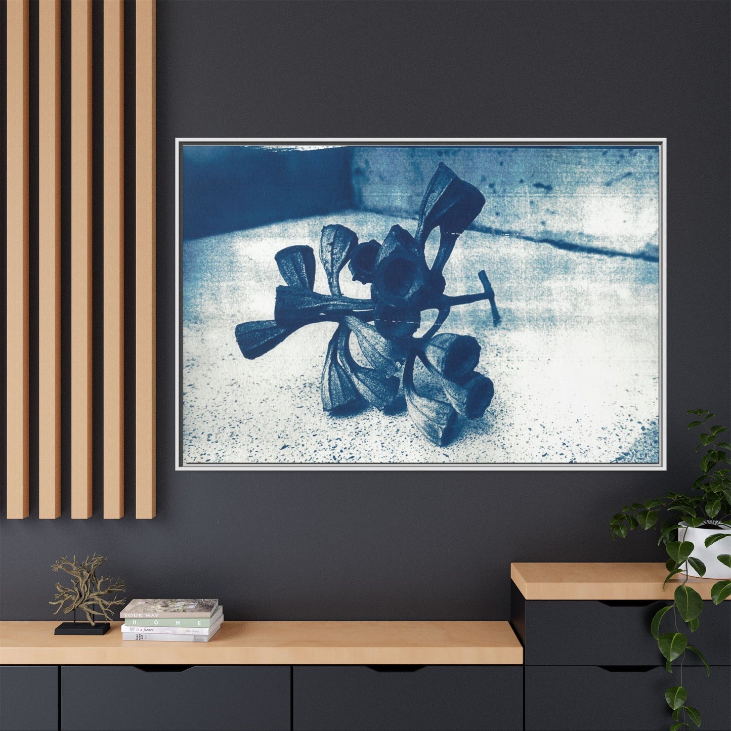 🌿 Gum Nut Form – Cyanotype Botanical Art by Wendy Seymour