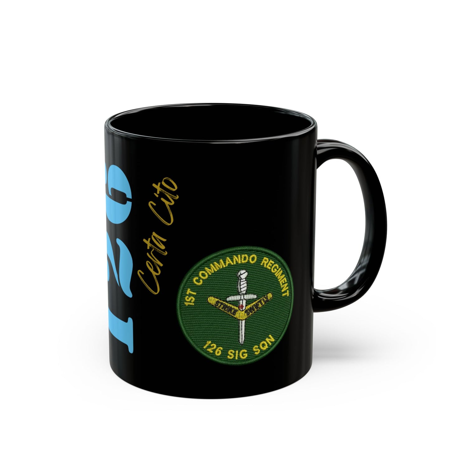126 Signal Squadron 90’s Era Patch – 100-Year Anniversary Coffee Mug