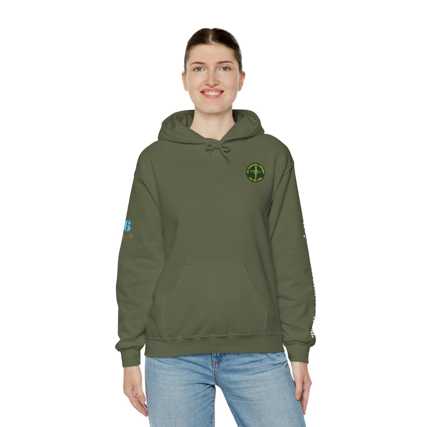 126 Signal Squadron 90's Era Patch 100-Year Anniversary Hoodie