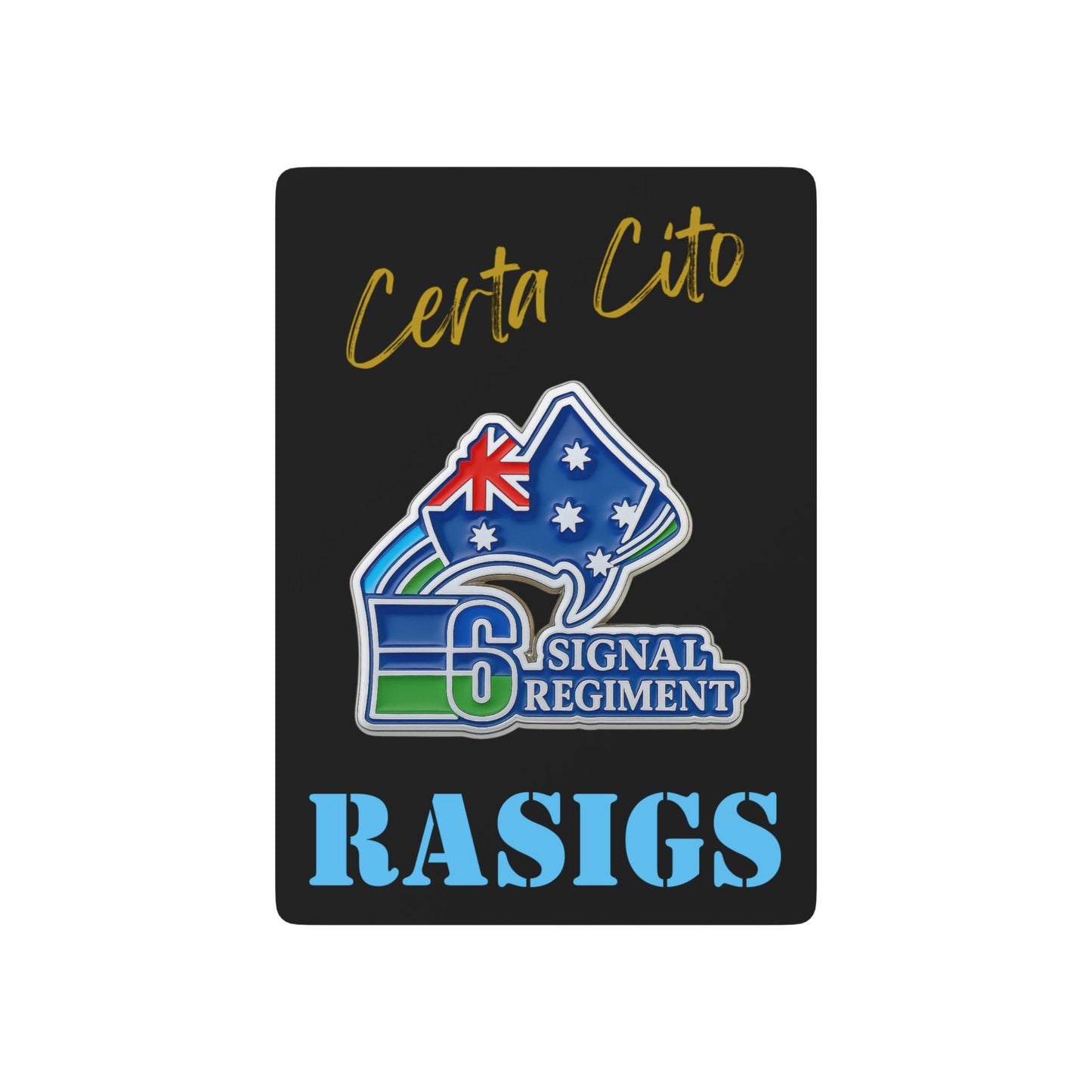 6 Signal Regiment Playing Cards
