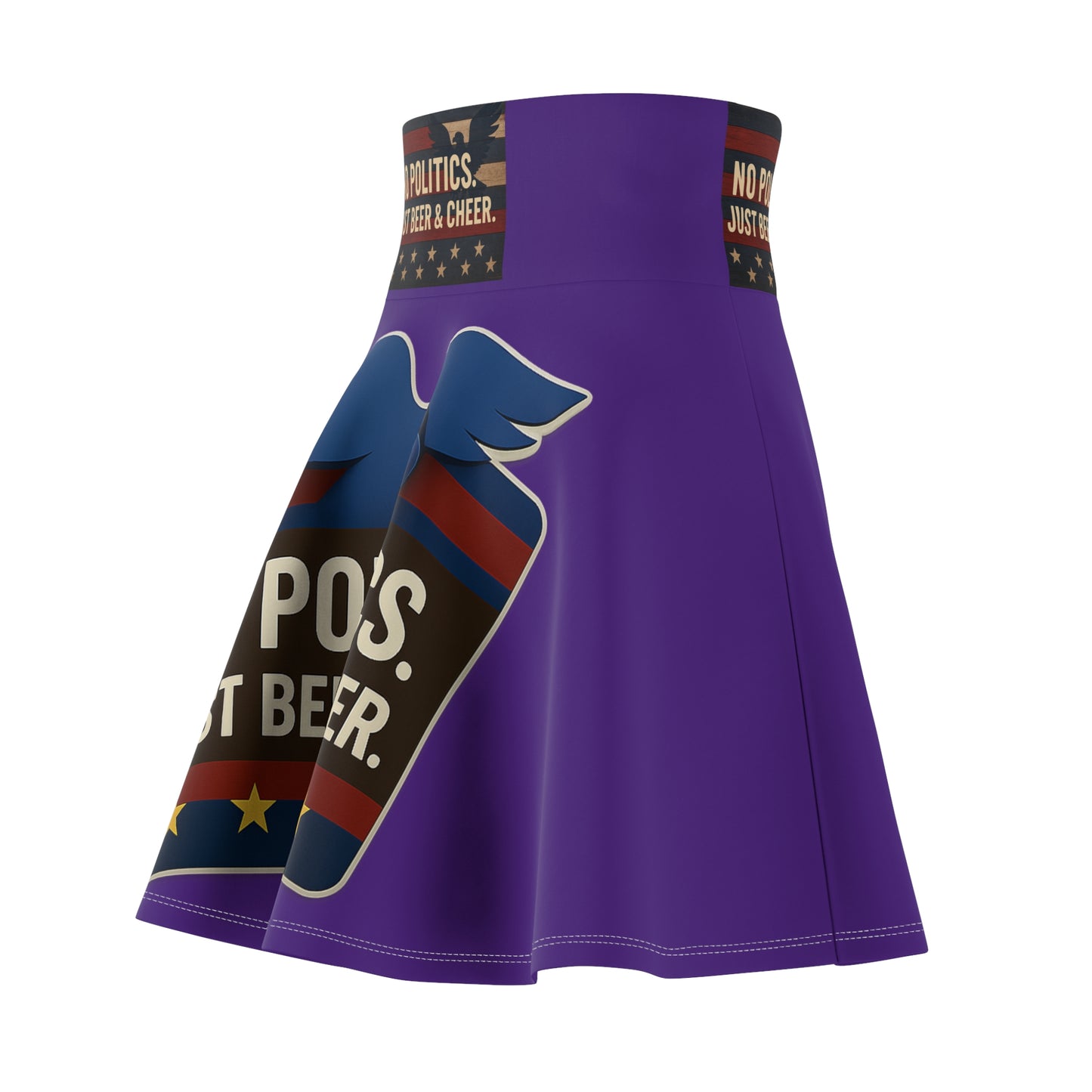 Political Statement Women's Skater Skirt, Fun Skater Skirt, Unique Party Skirt, Casual Wear, Gift for Friends