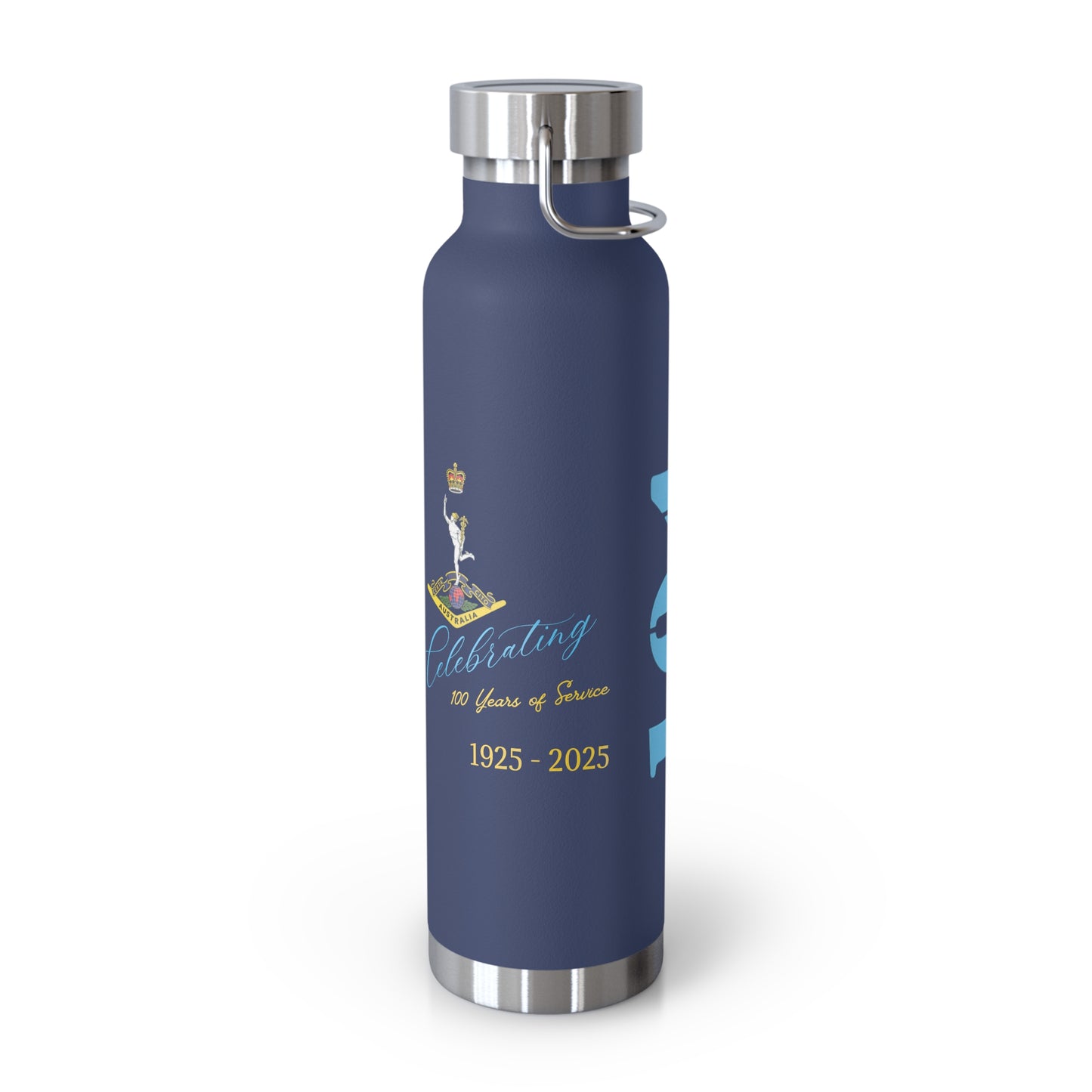 104 Signal Squadron Vietnam Era Patch Insulated Water Bottle